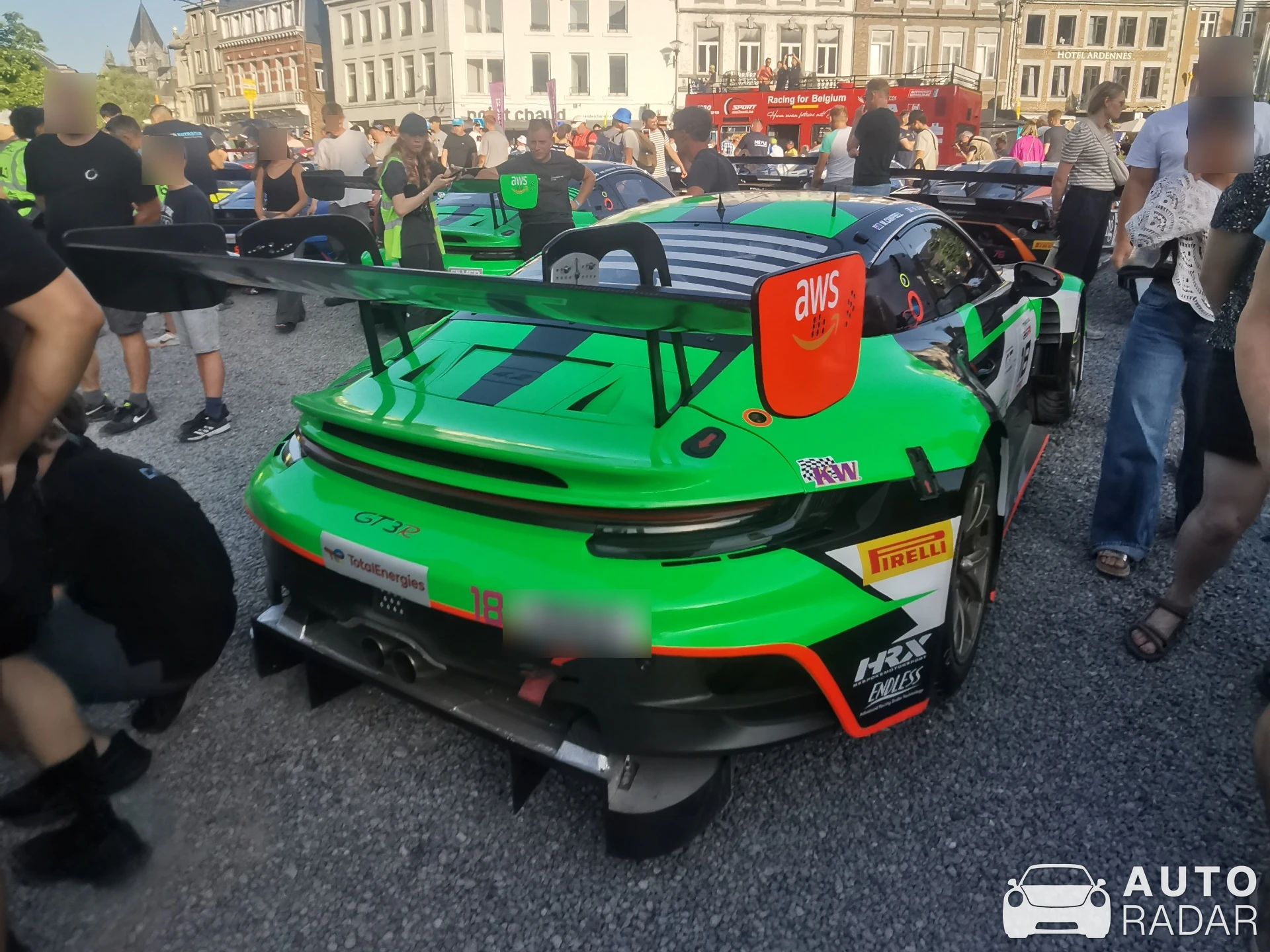 Porsche 992 GT3 R Evo spotted in Spa