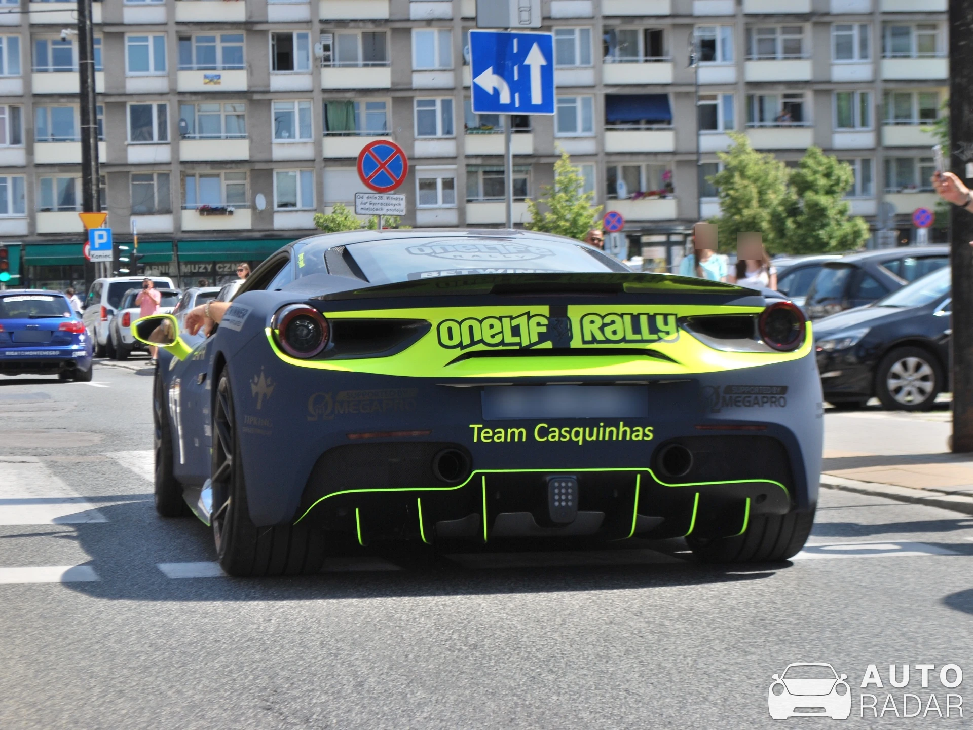 Ferrari 488 GTB Novitec Rosso spotted in Warszawa, Poland
