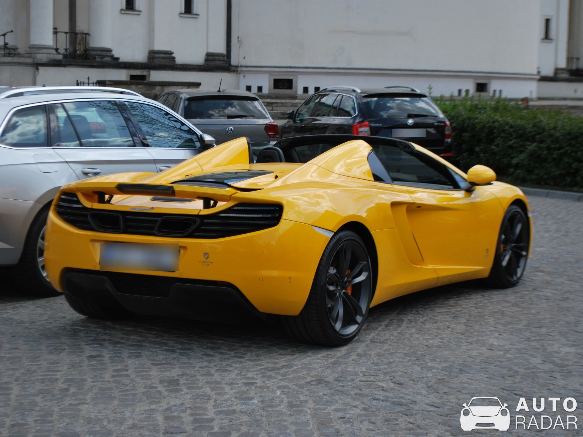 McLaren 12C Spider spotted in Warszawa, Poland