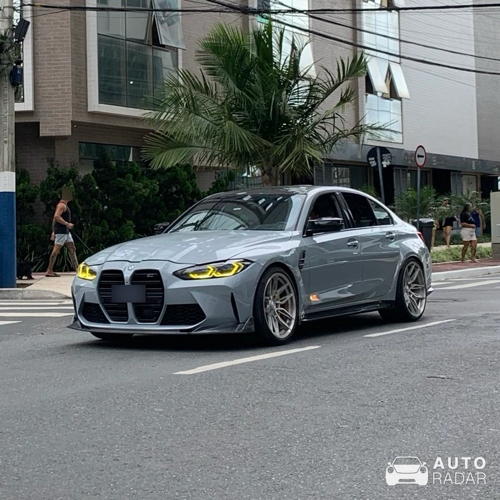 BMW M3 G80 Sedan Competition spotted in Balneário Camboriú
