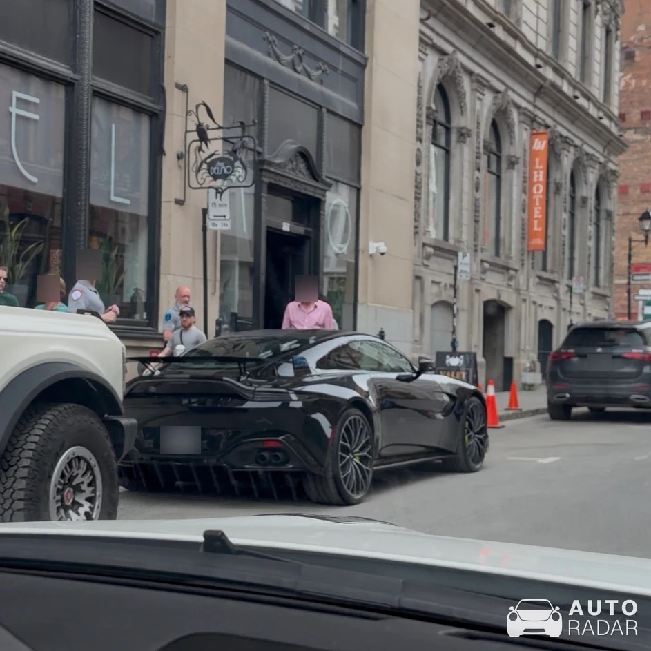 Aston Martin V8 Vantage AMR spotted in Montréal