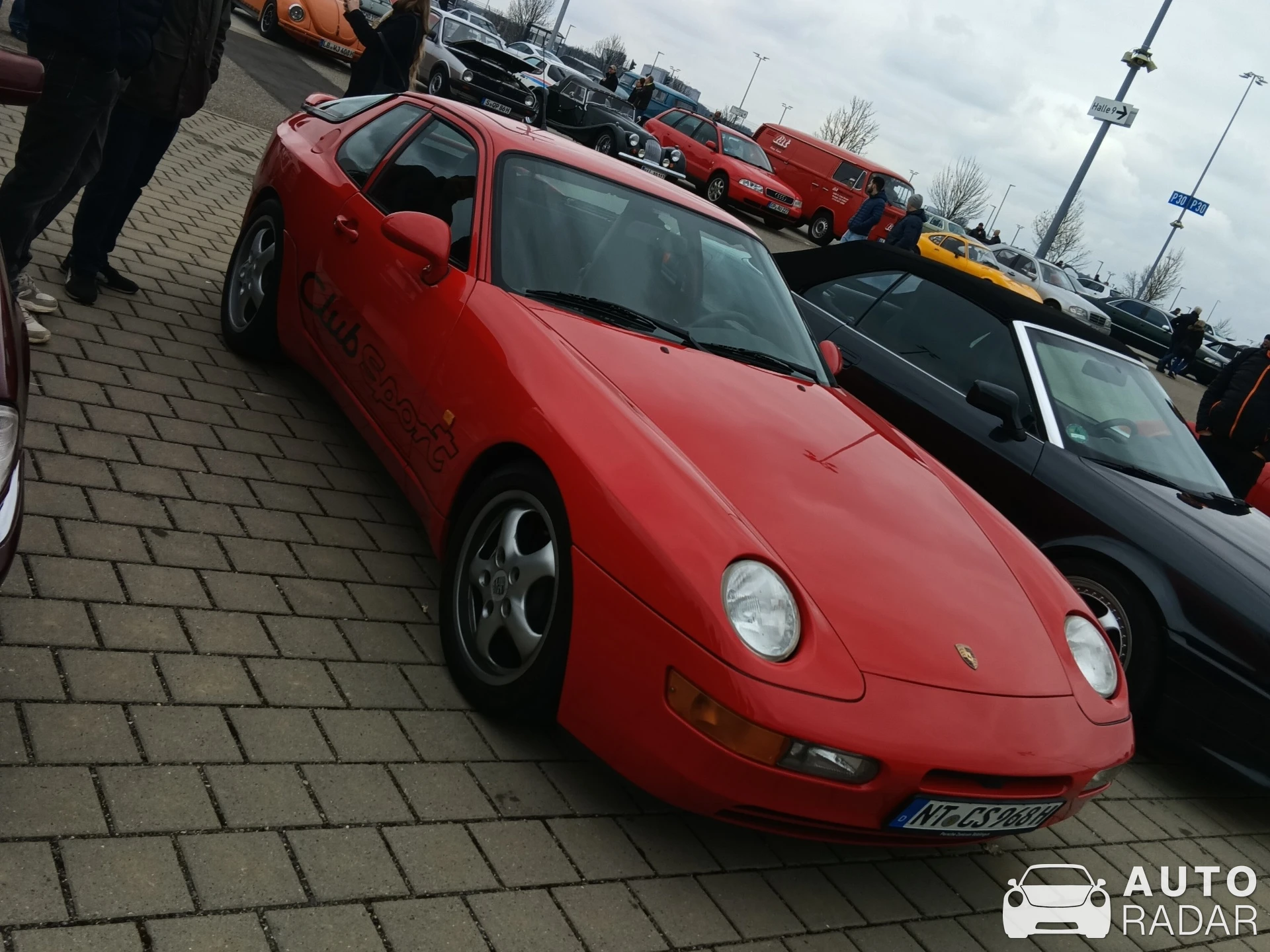 Porsche 968 Clubsport spotted in Filderstadt