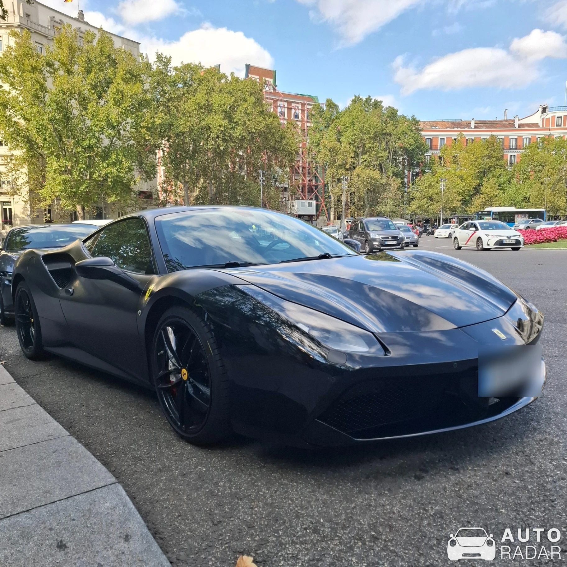 Ferrari 488 GTB spotted in Madrid, Spain