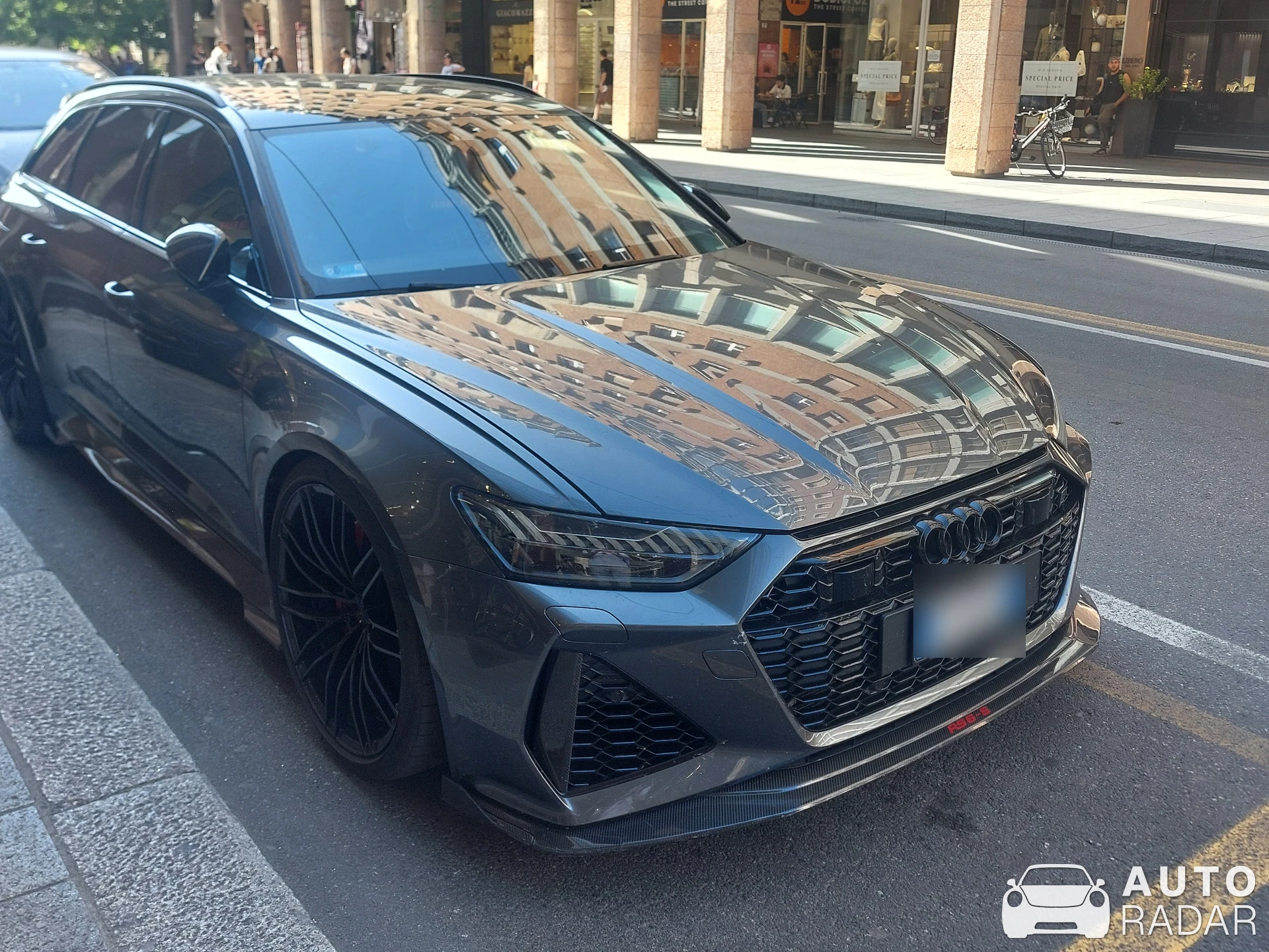 Audi ABT RS6-S Avant C8 spotted in Parma