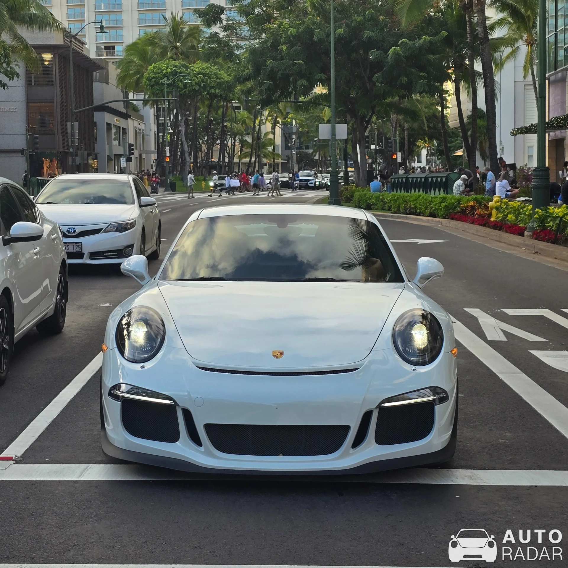 Porsche 991 GT3 MkI spotted in Honolulu, 미국