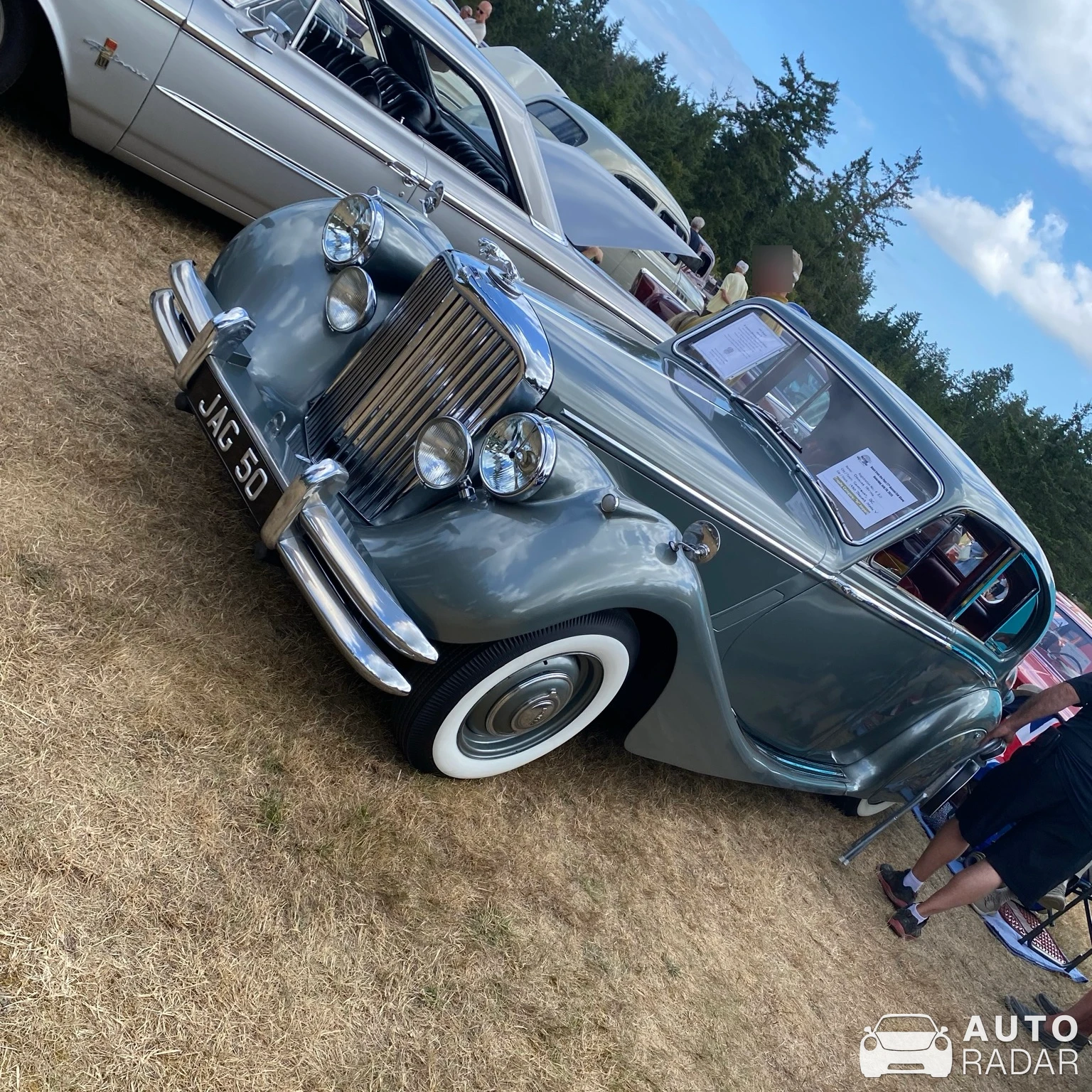 Jaguar Mark V spotted in Errington