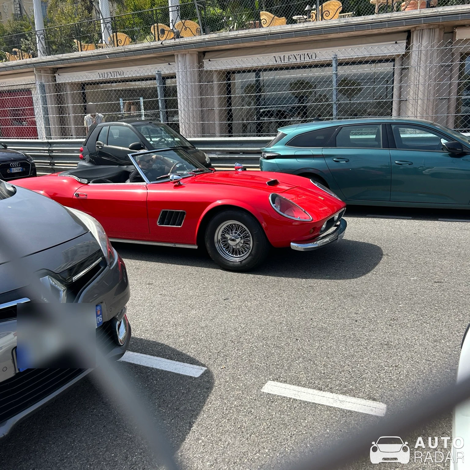 Ferrari 250 GT SWB California Spyder spotted in Monaco