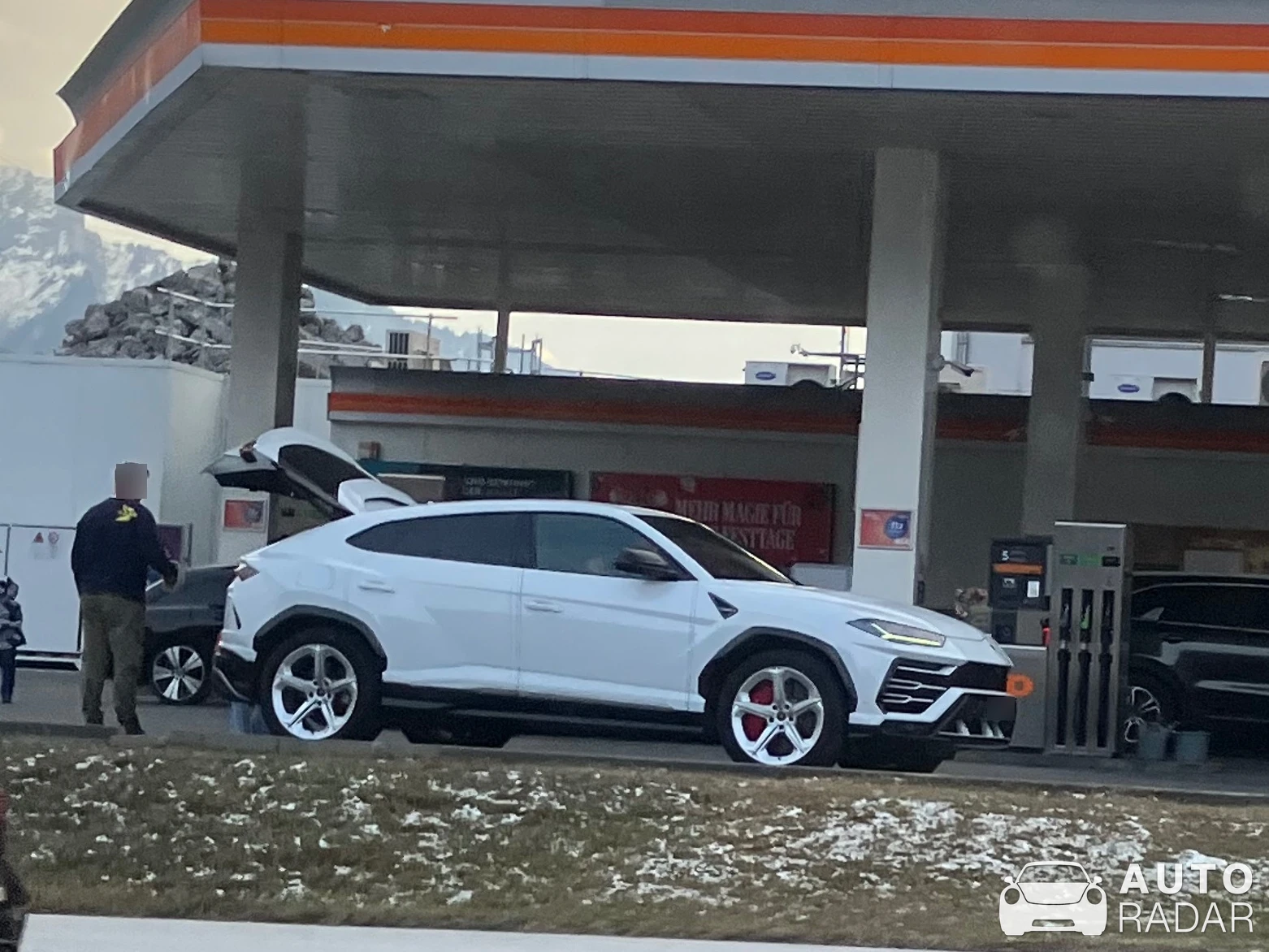 Lamborghini Urus spotted in Landquart, Switzerland