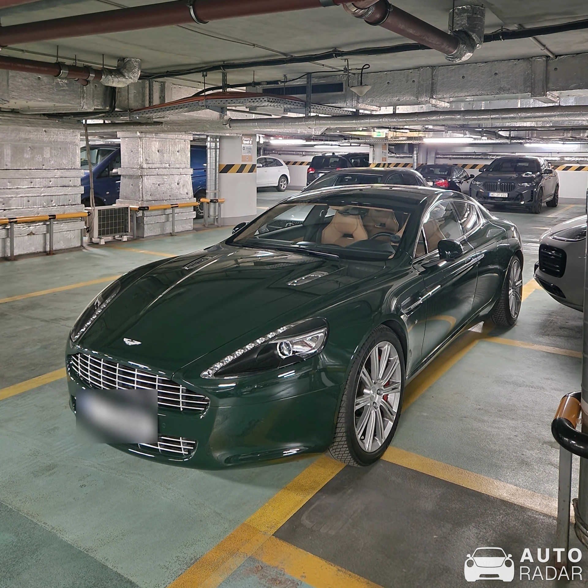 Aston Martin Rapide spotted in Warszawa, Polska