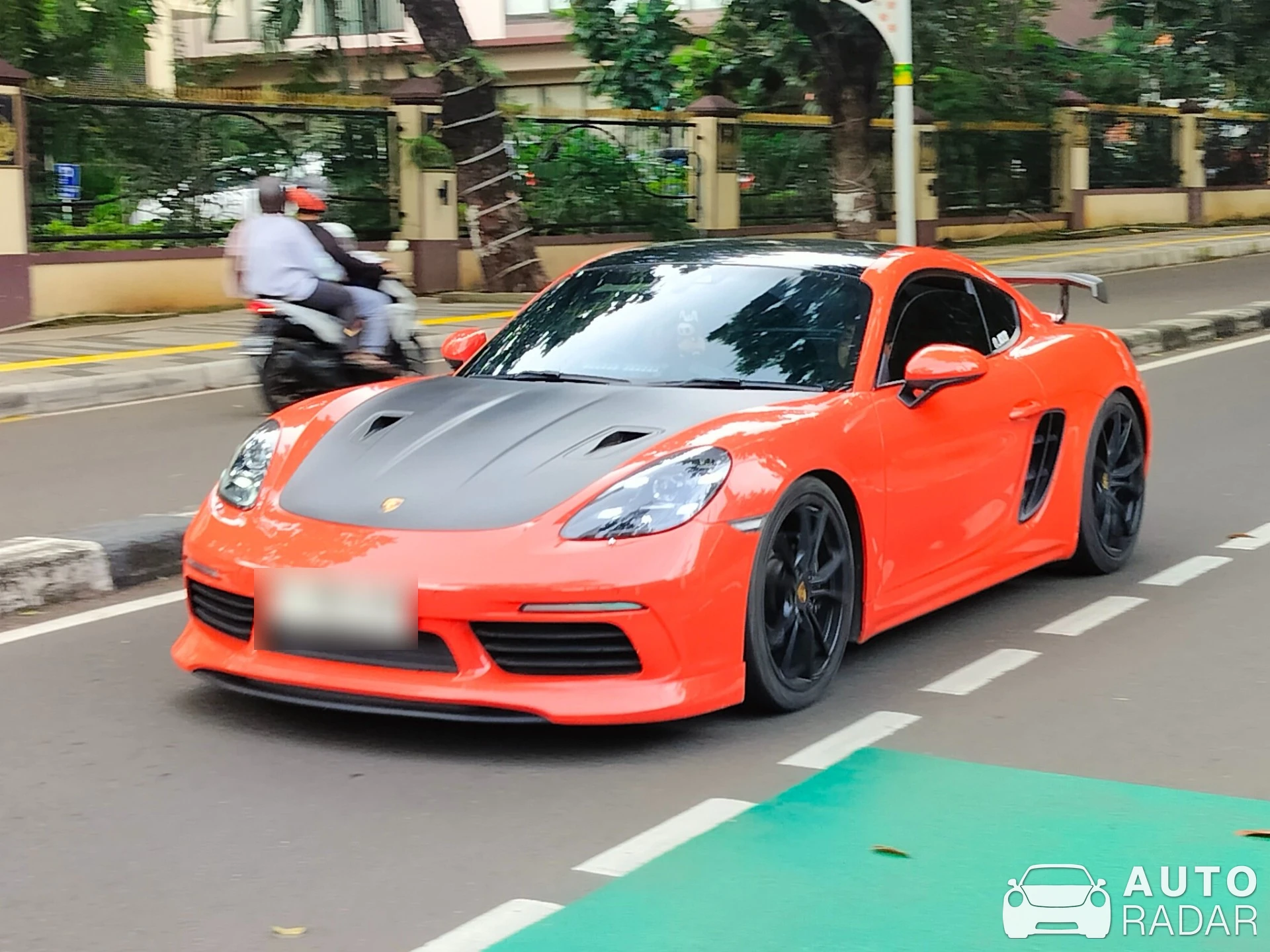 Porsche 718 Cayman S spotted in Kota Jakarta Selatan, Indonesia