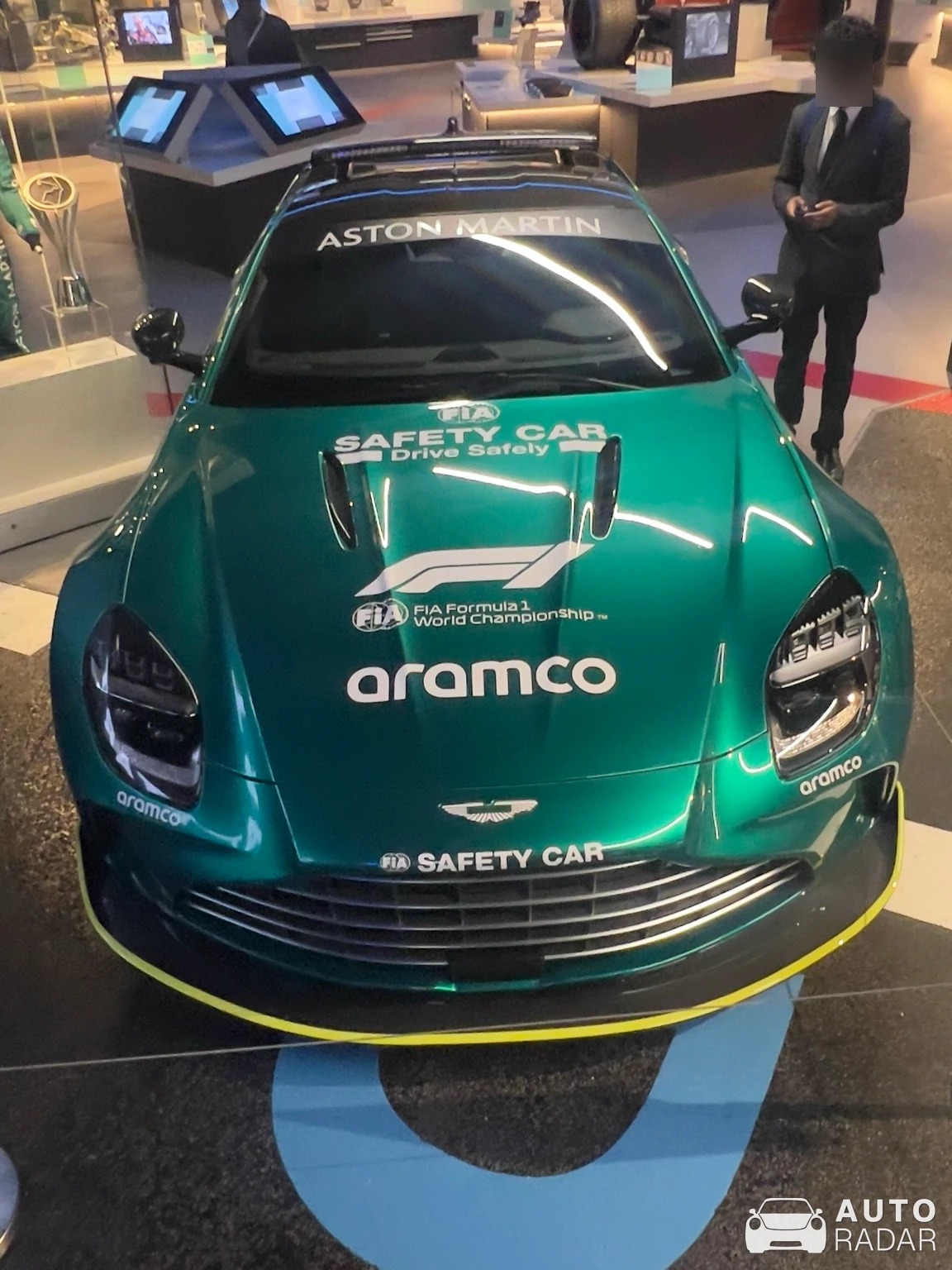 Aston Martin Vantage F1 Safety Car spotted