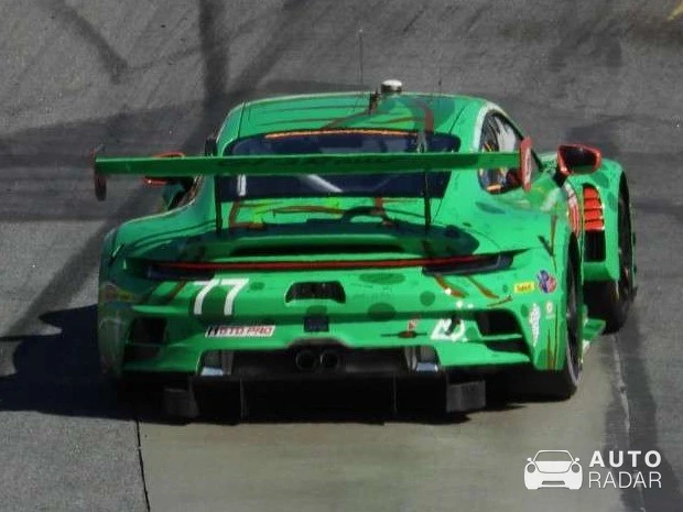 Porsche 992 GT3 R spotted in Daytona Beach, United States