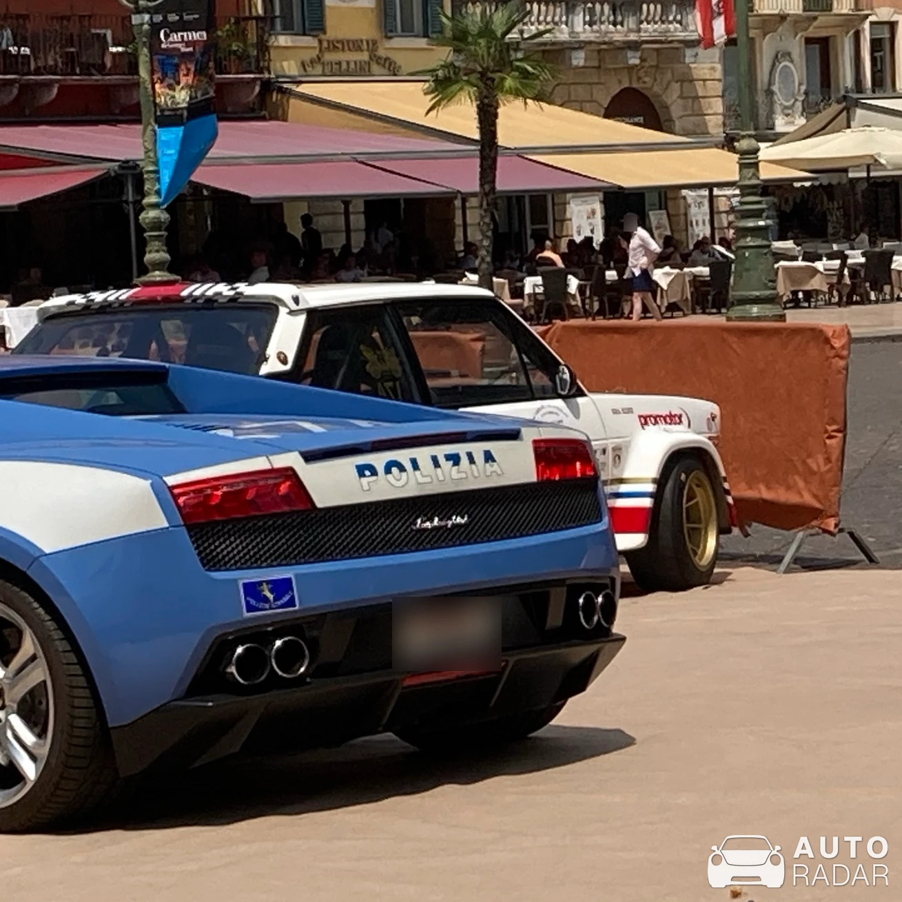 Lamborghini Gallardo LP560-4 2013 Polizia spotted in Verona, Włochy