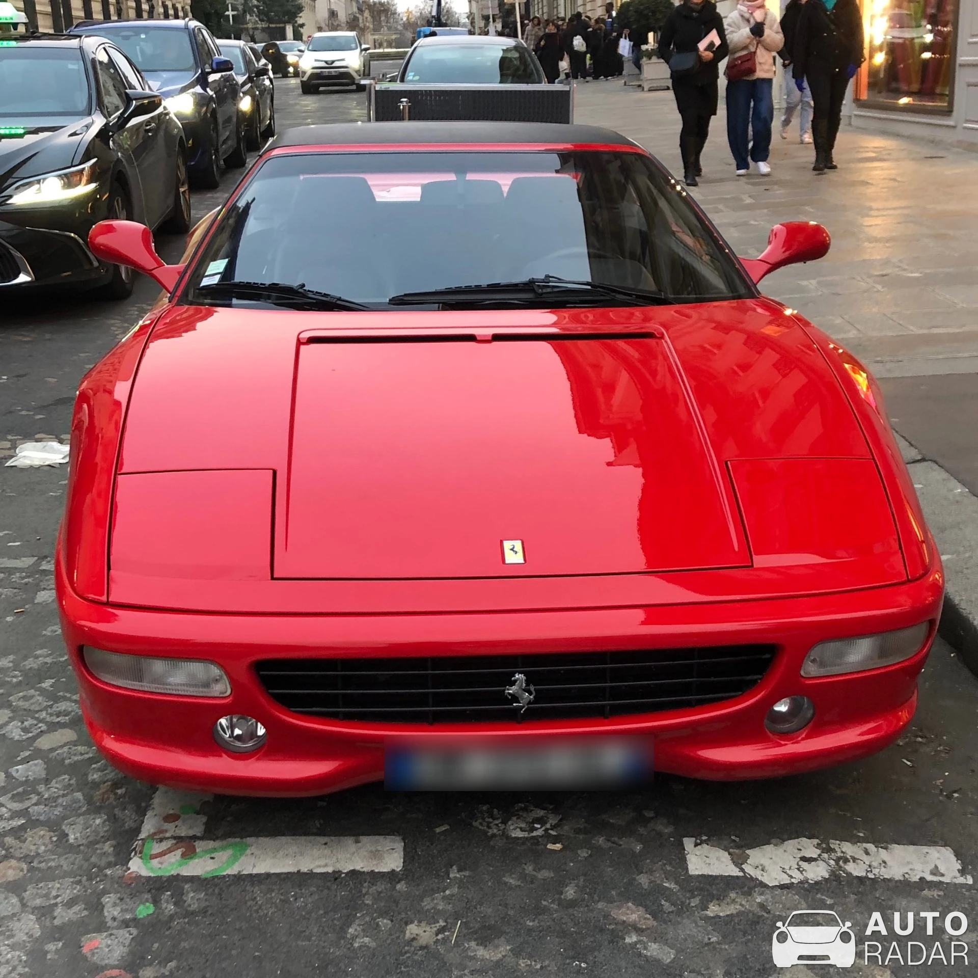 Ferrari F355 Berlinetta spotted in Paris, France