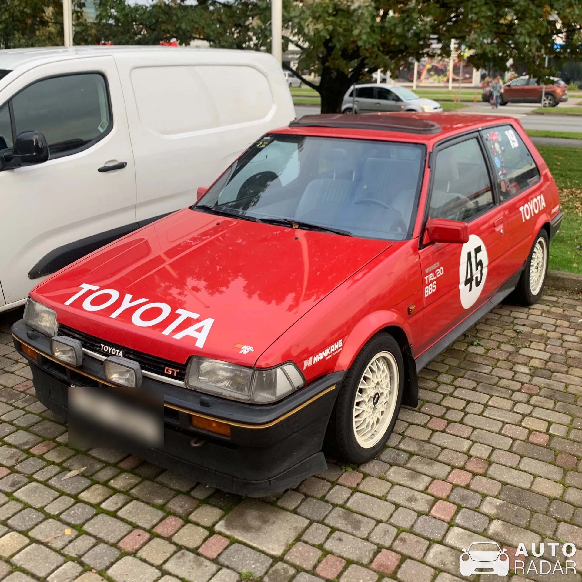 Toyota Corolla GT AE86 spotted in Riga, Latvia