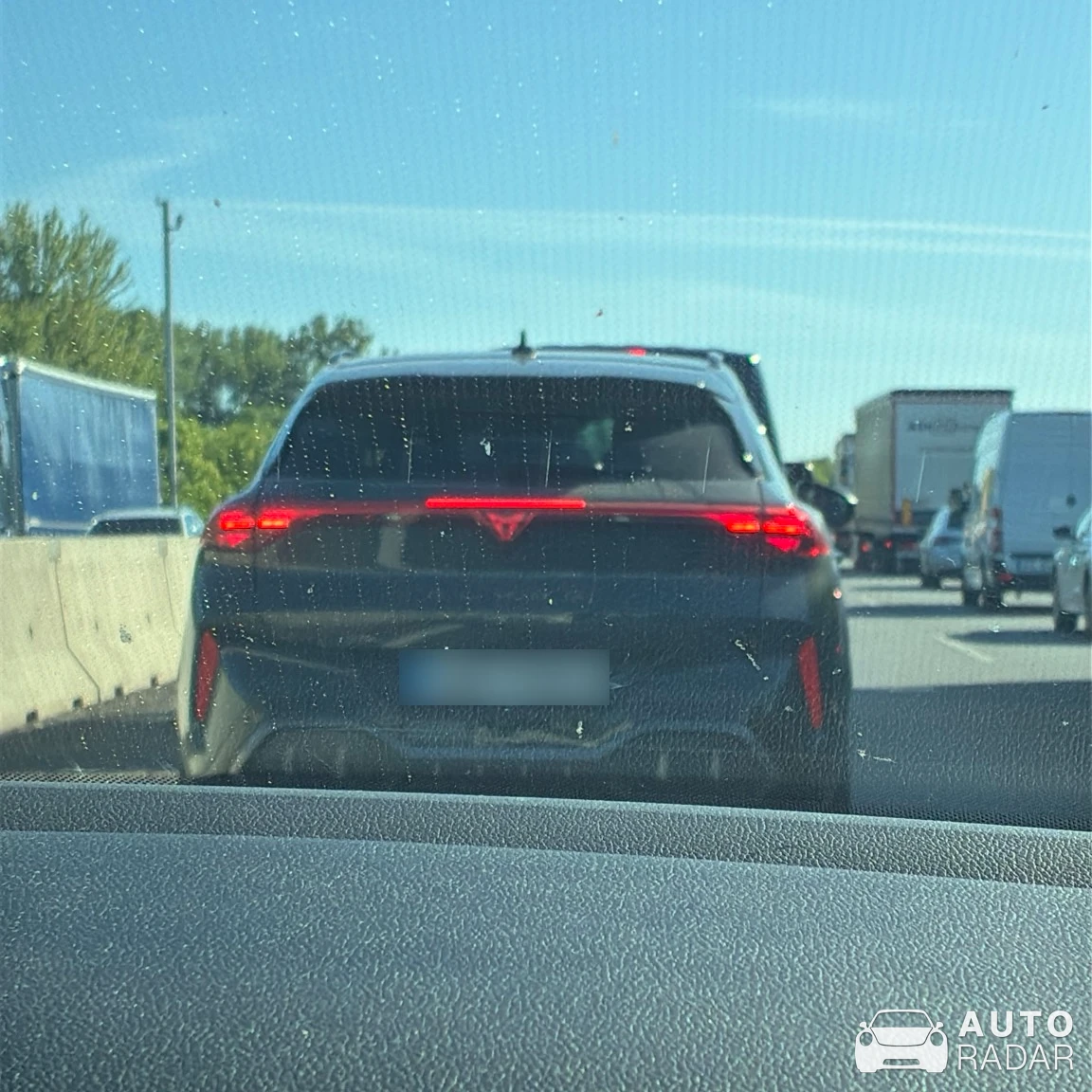 Cupra Born spotted in Karlštejn