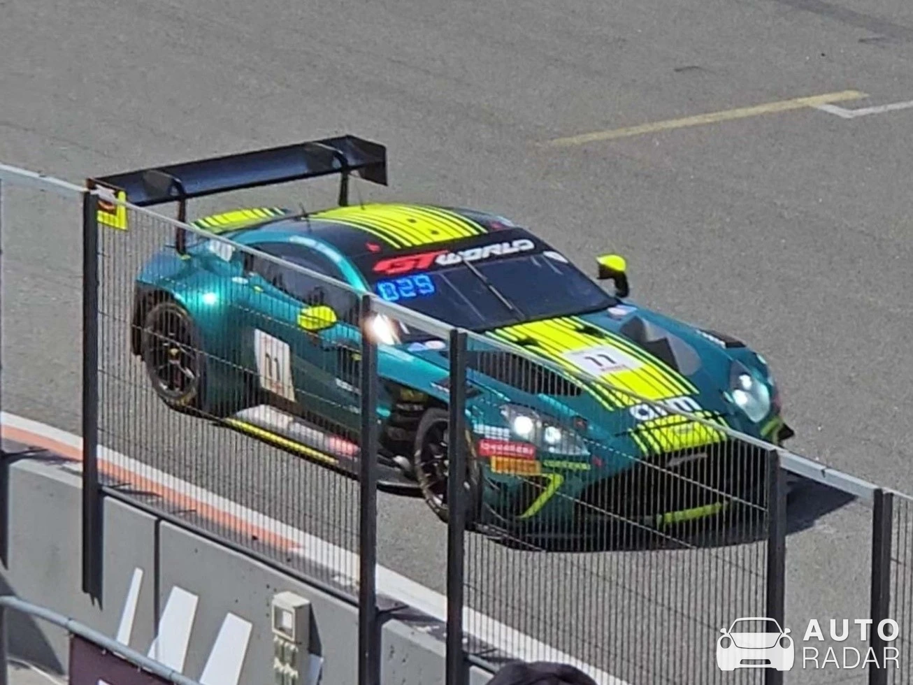 Aston Martin V8 Vantage GT3 AMR spotted in Cheste