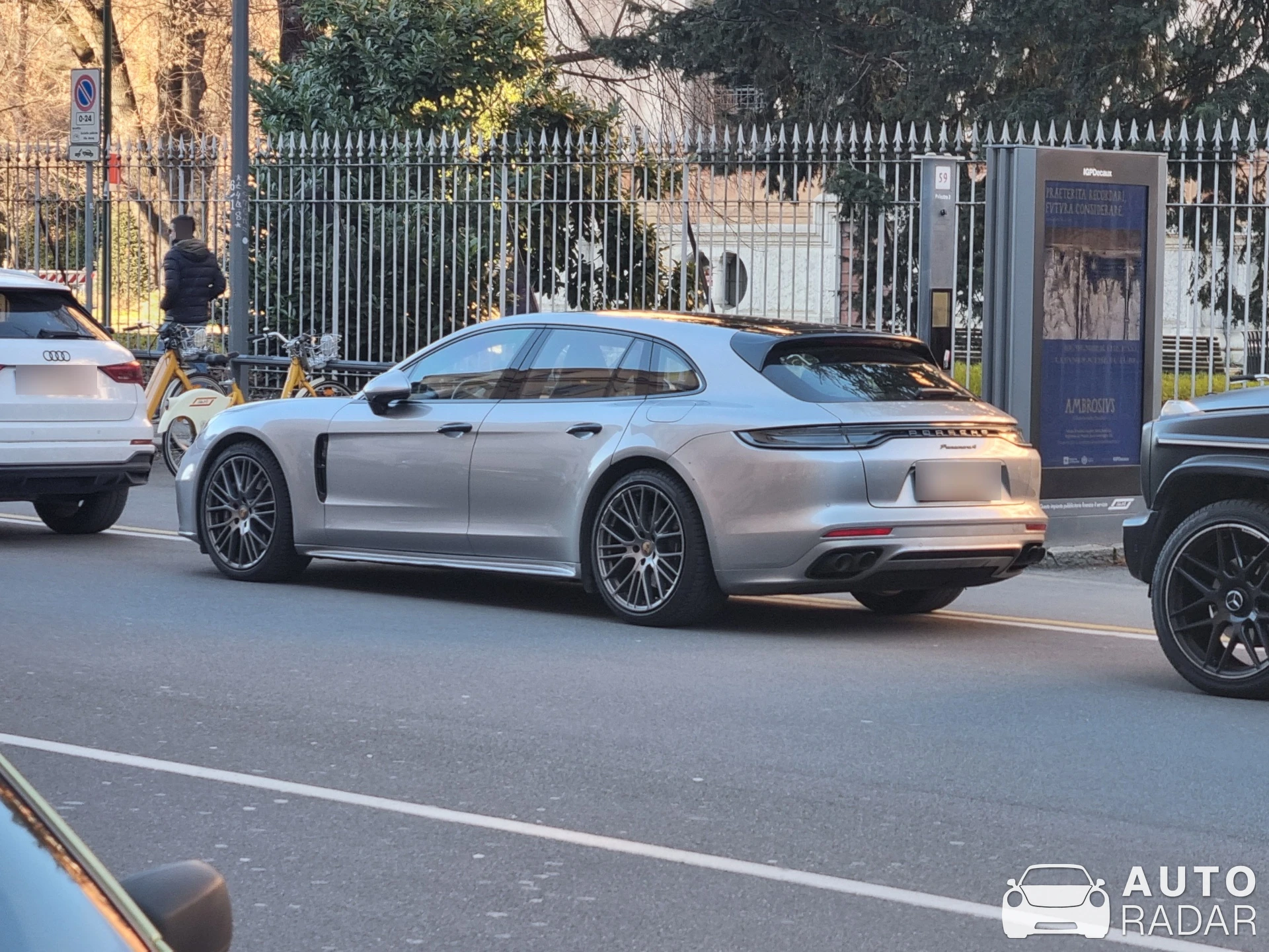 Porsche 971 Panamera 4S Sport Turismo spotted in Milano, Italy