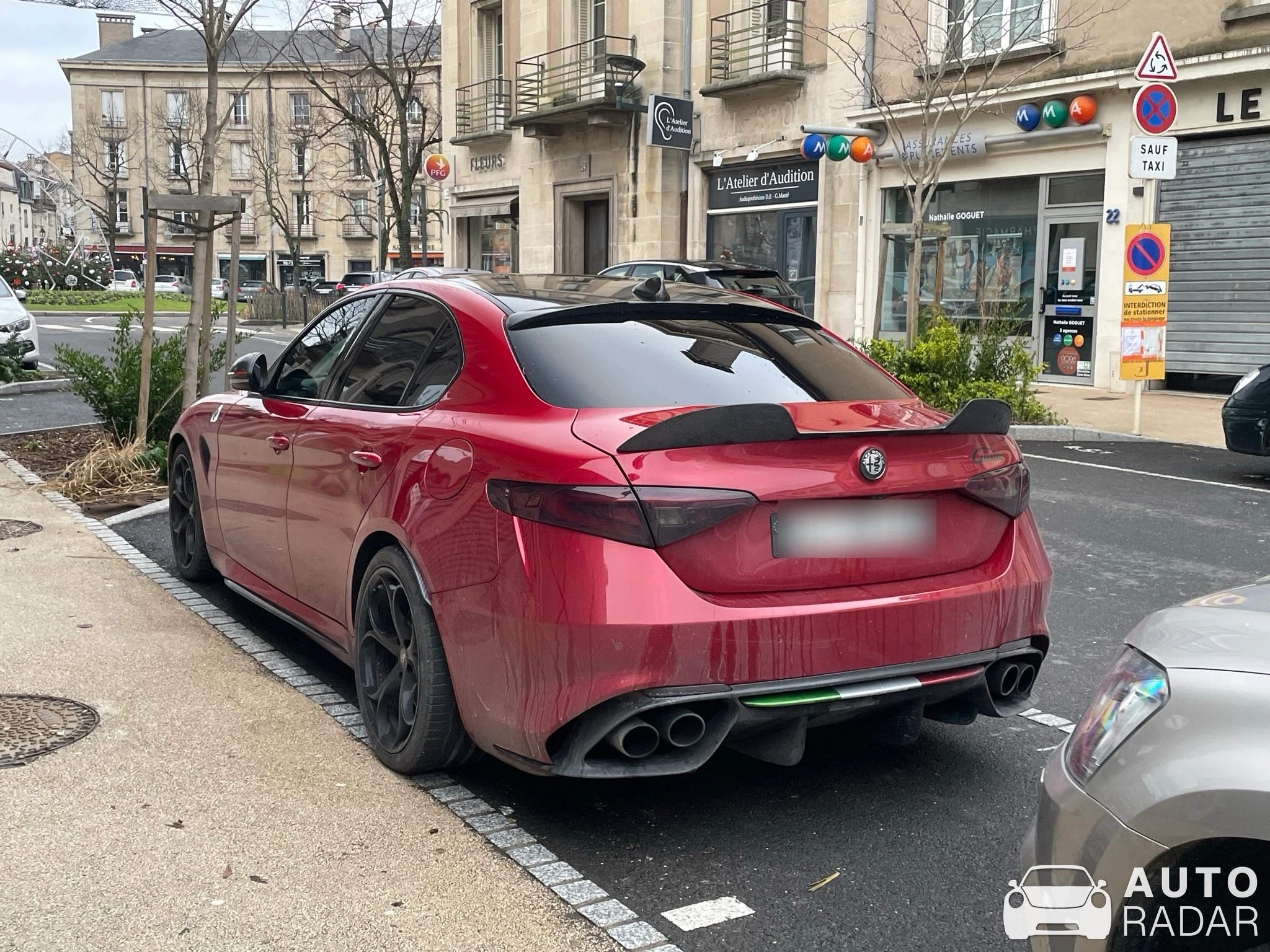 Alfa Romeo Giulia Quadrifoglio spotted in Toul, France