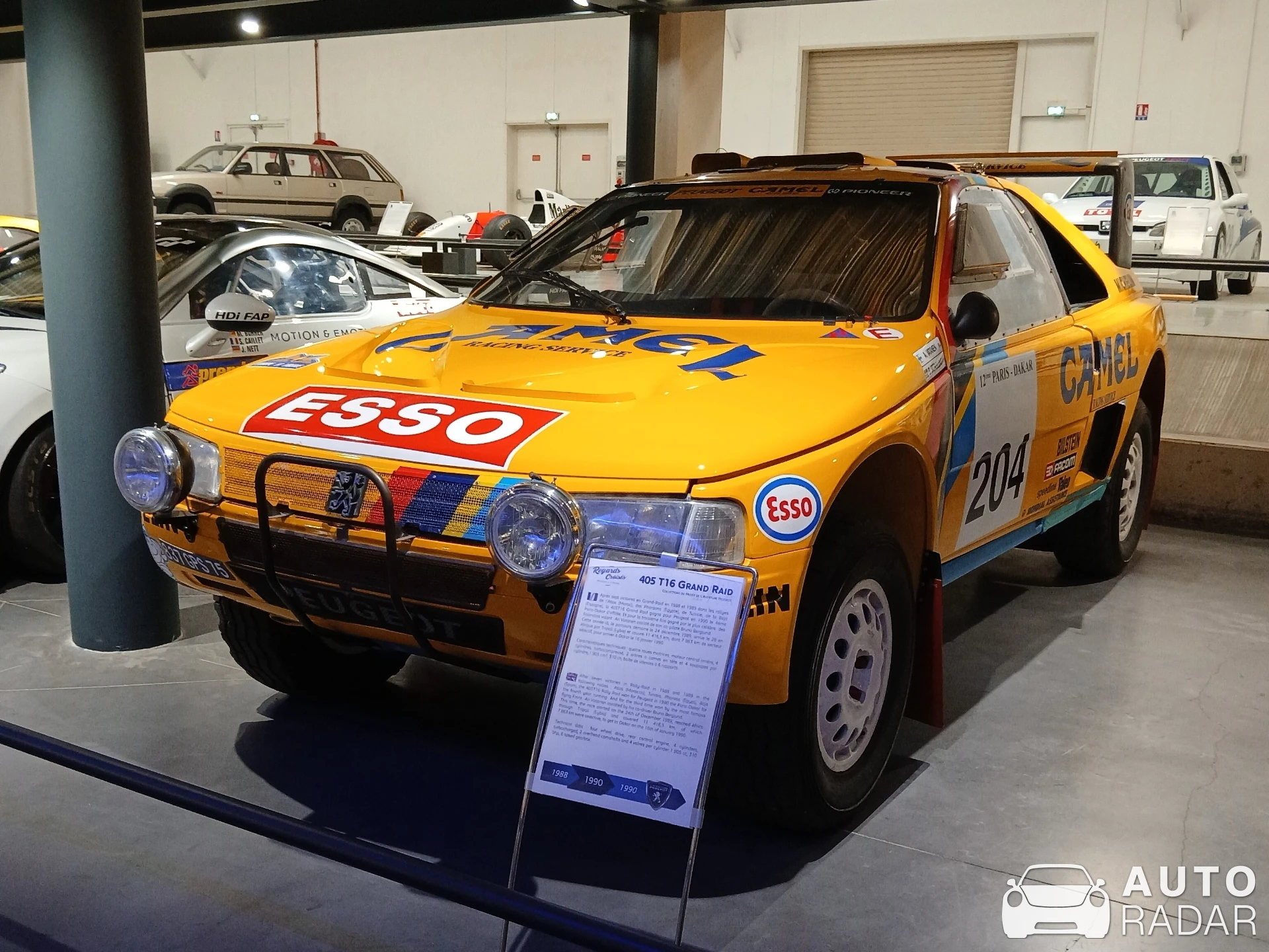 Peugeot 405 T16 Grand Raid spotted in Sochaux, France