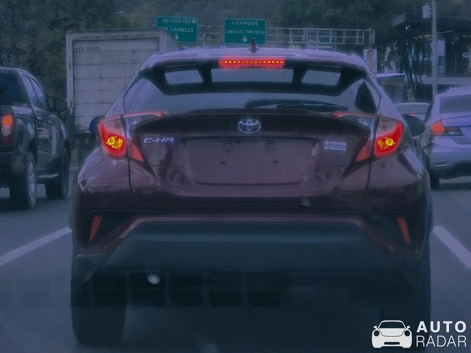 Toyota C-HR spotted in Tegucigalpa