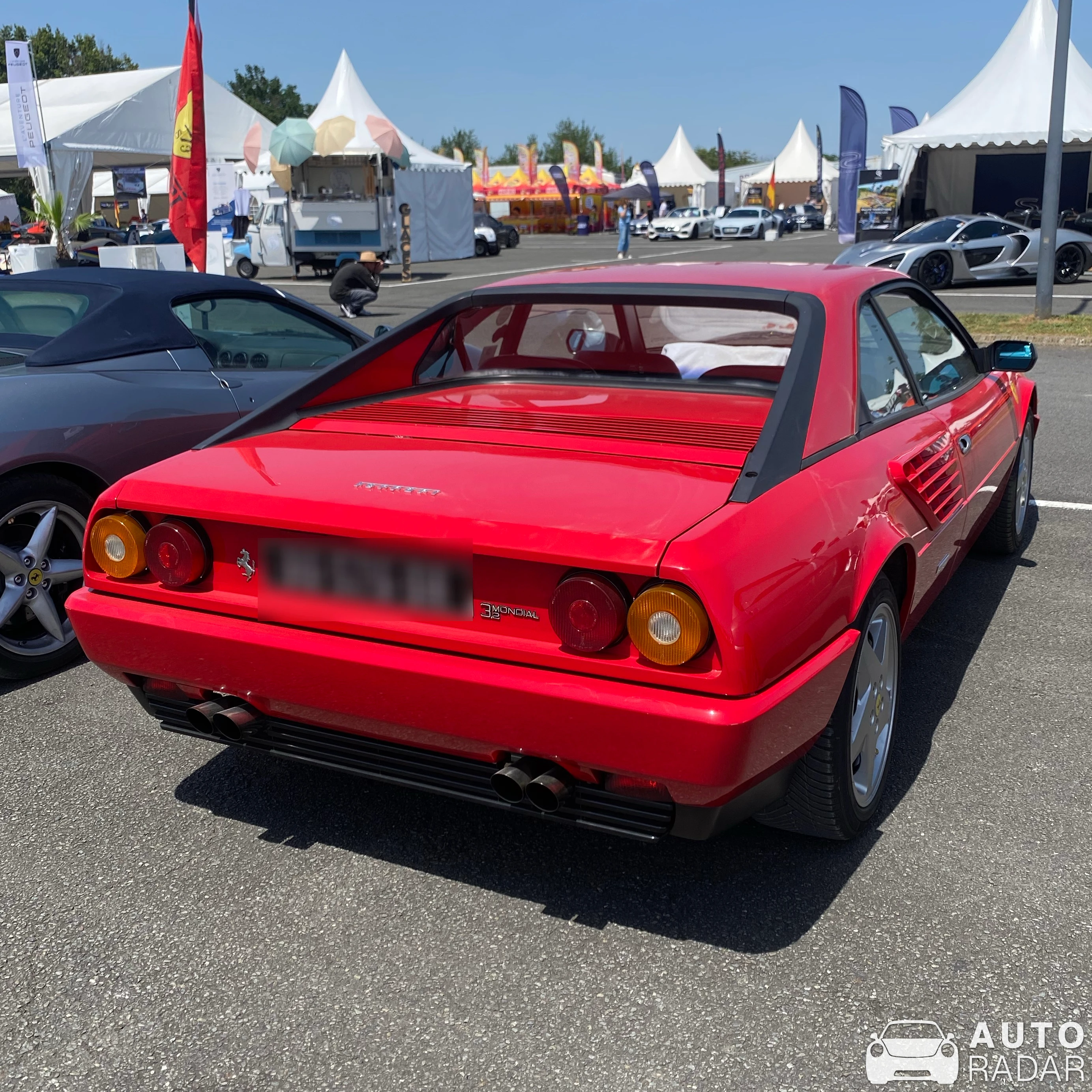 Ferrari Mondial 3.2 spotted in Le Vigeant, France