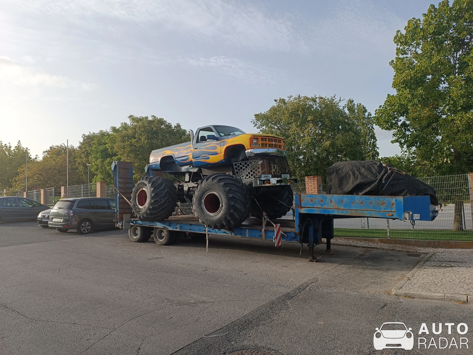Chevrolet Silverado Monster Truck spotted in Camarate