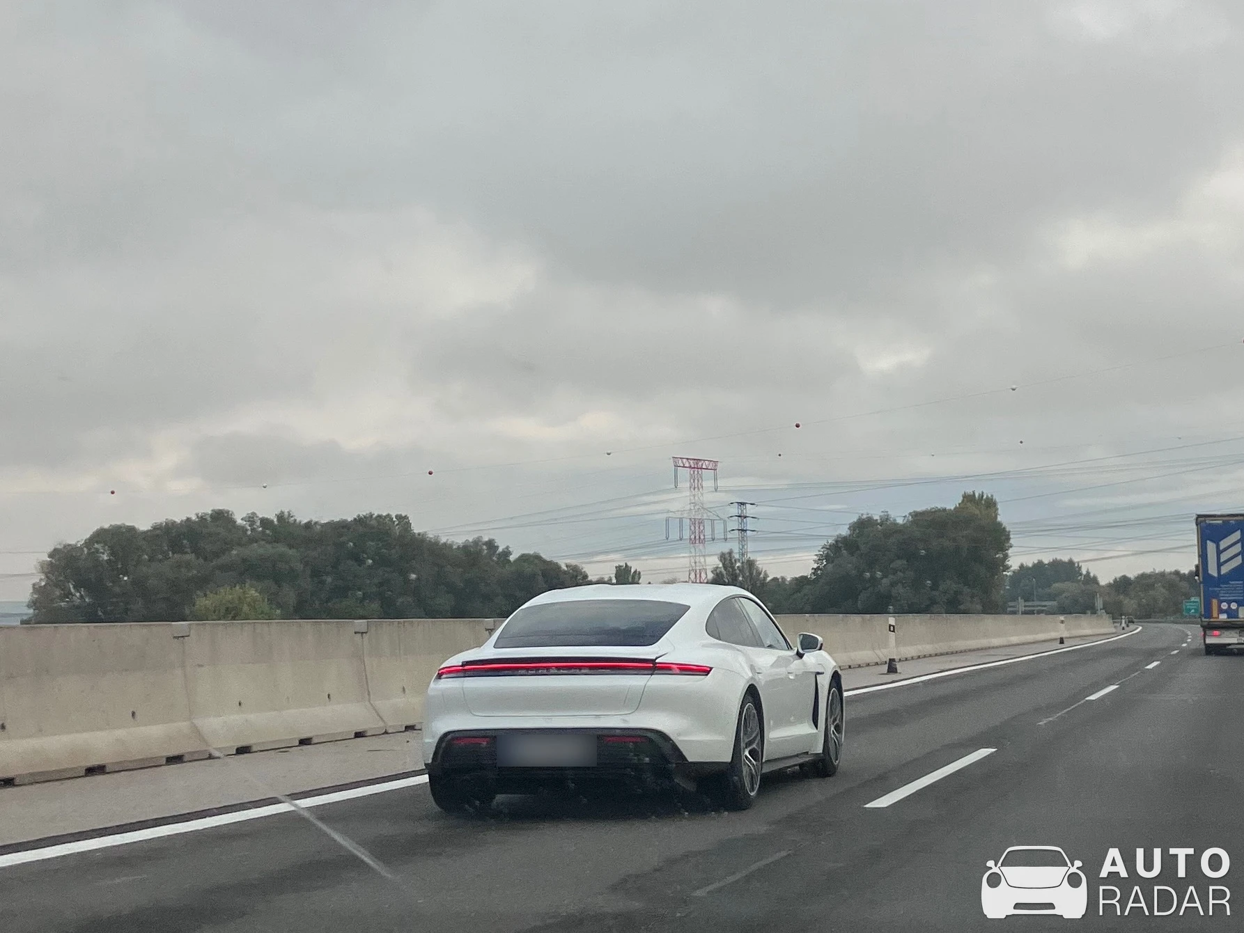 Porsche Taycan spotted in Prešov
