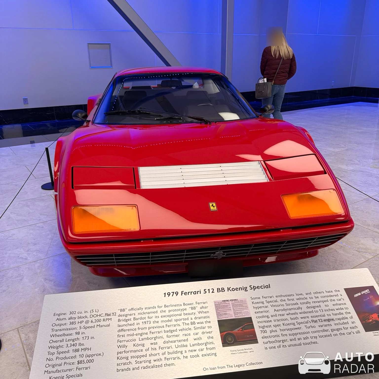 Ferrari 512 BB Koenig spotted in Decatur