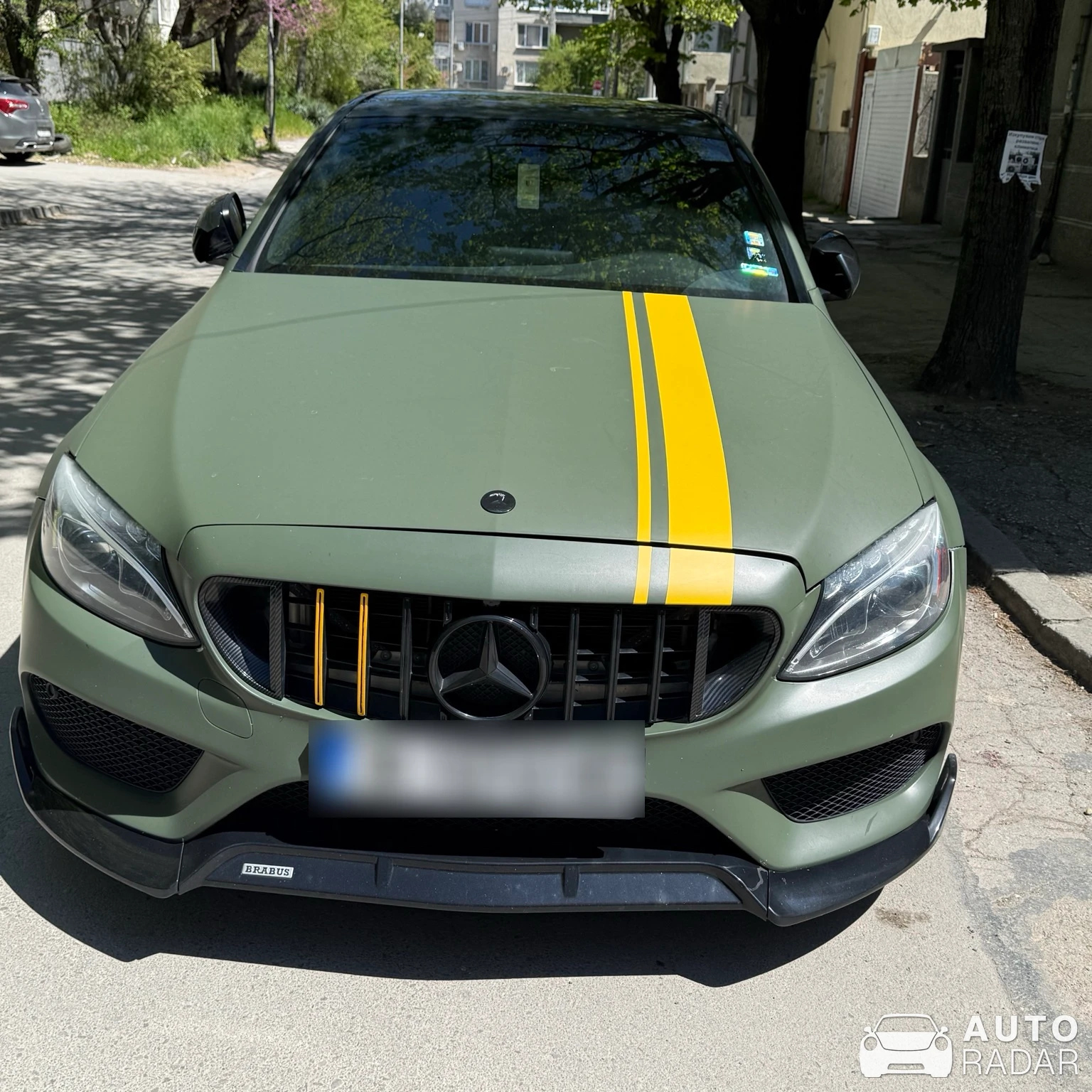 Mercedes-AMG Brabus C 63 S W205 spotted in Varna