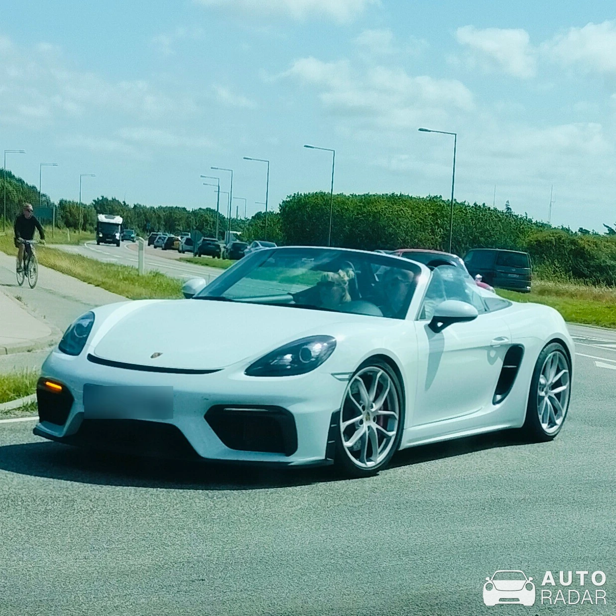 Porsche 718 Boxster spotted in Skagen, Denmark