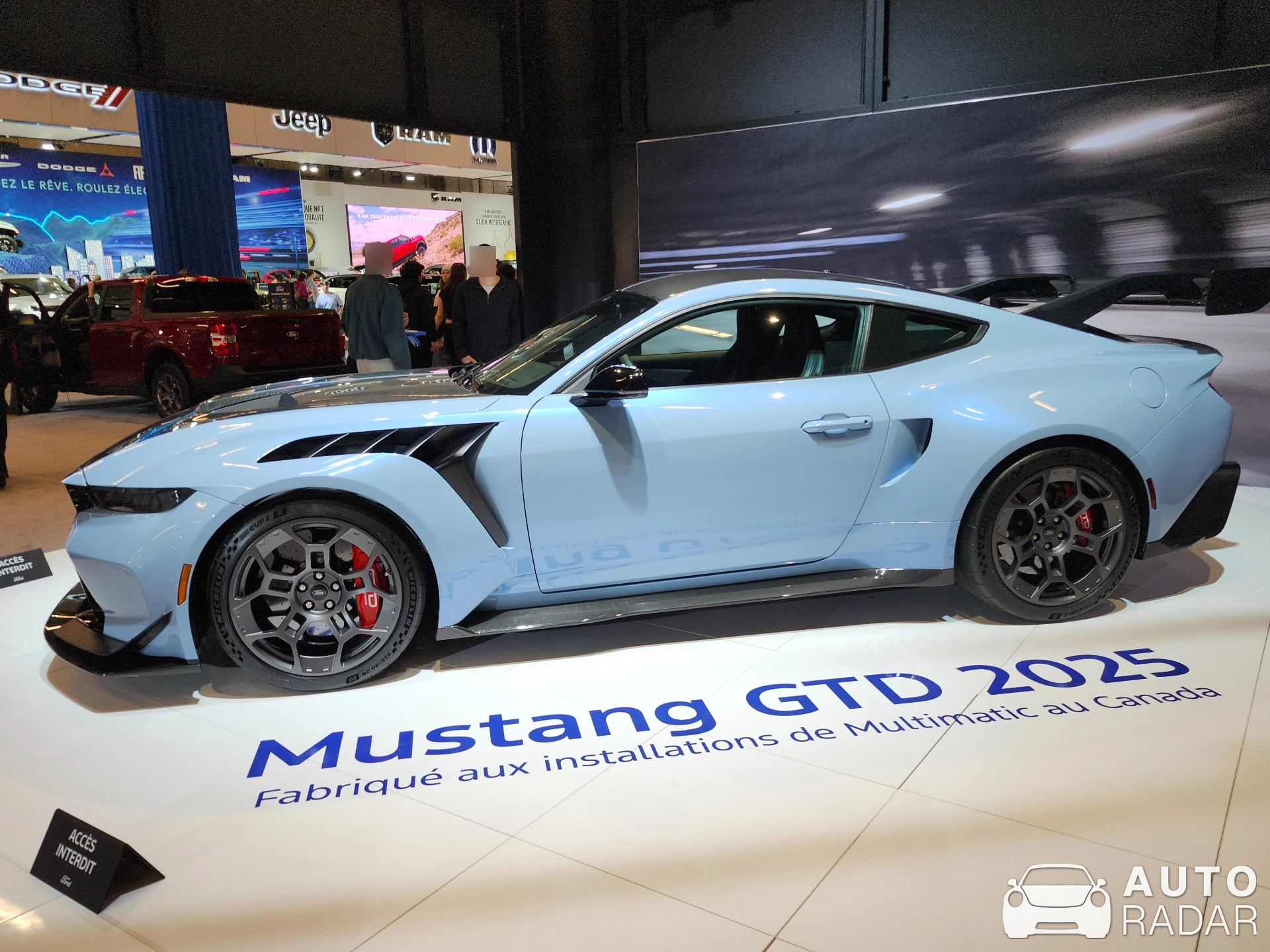 Ford Mustang GTD spotted in Montreal, Canada