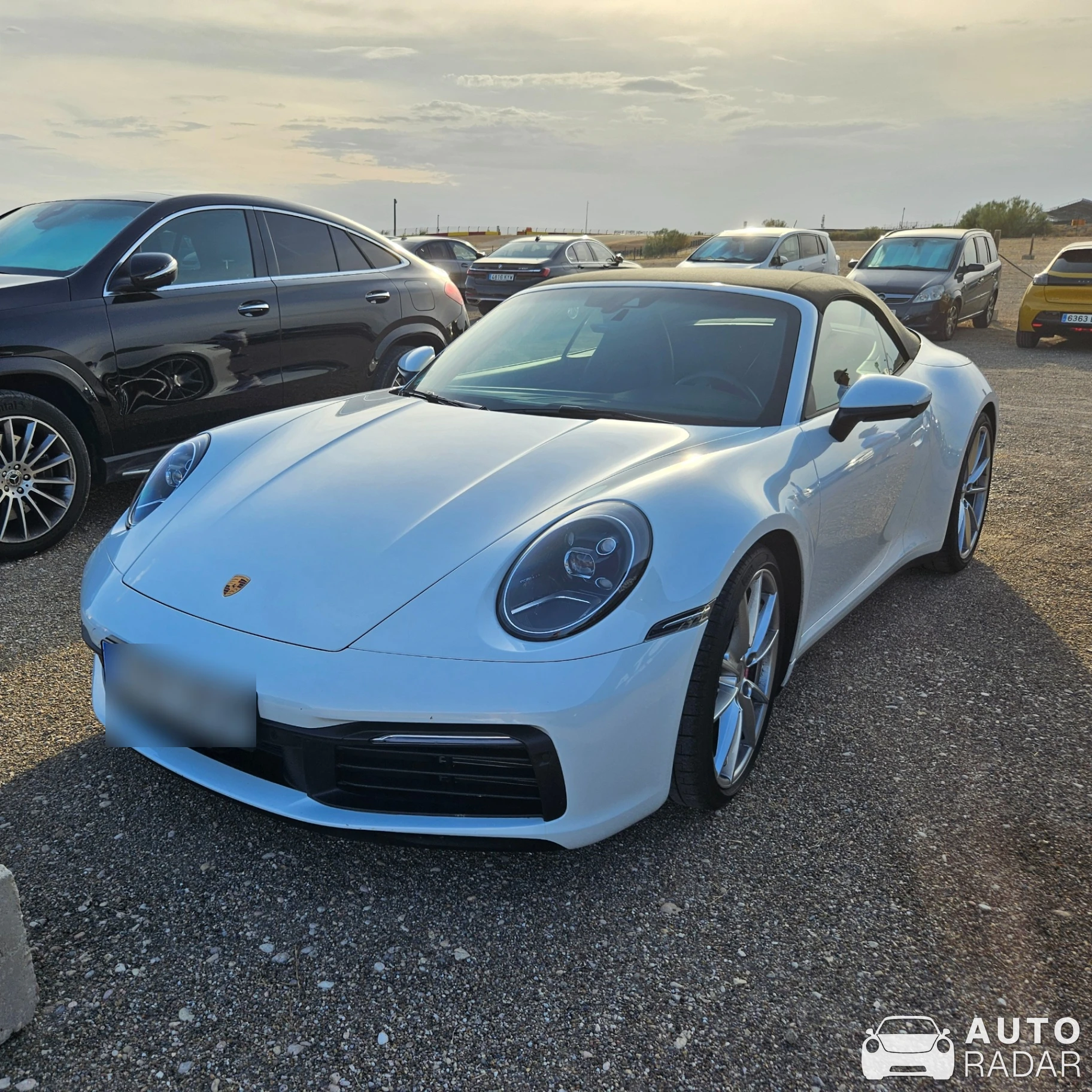 Porsche 992 Carrera Cabriolet MkI spotted in Teruel, Spain
