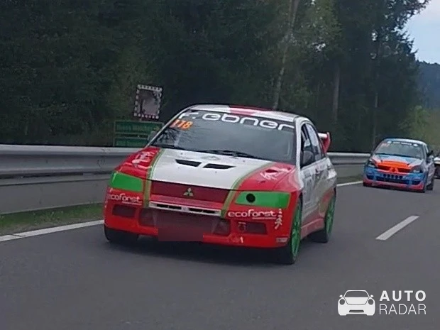 Mitsubishi Lancer Evolution IX spotted in Semriach, Austria