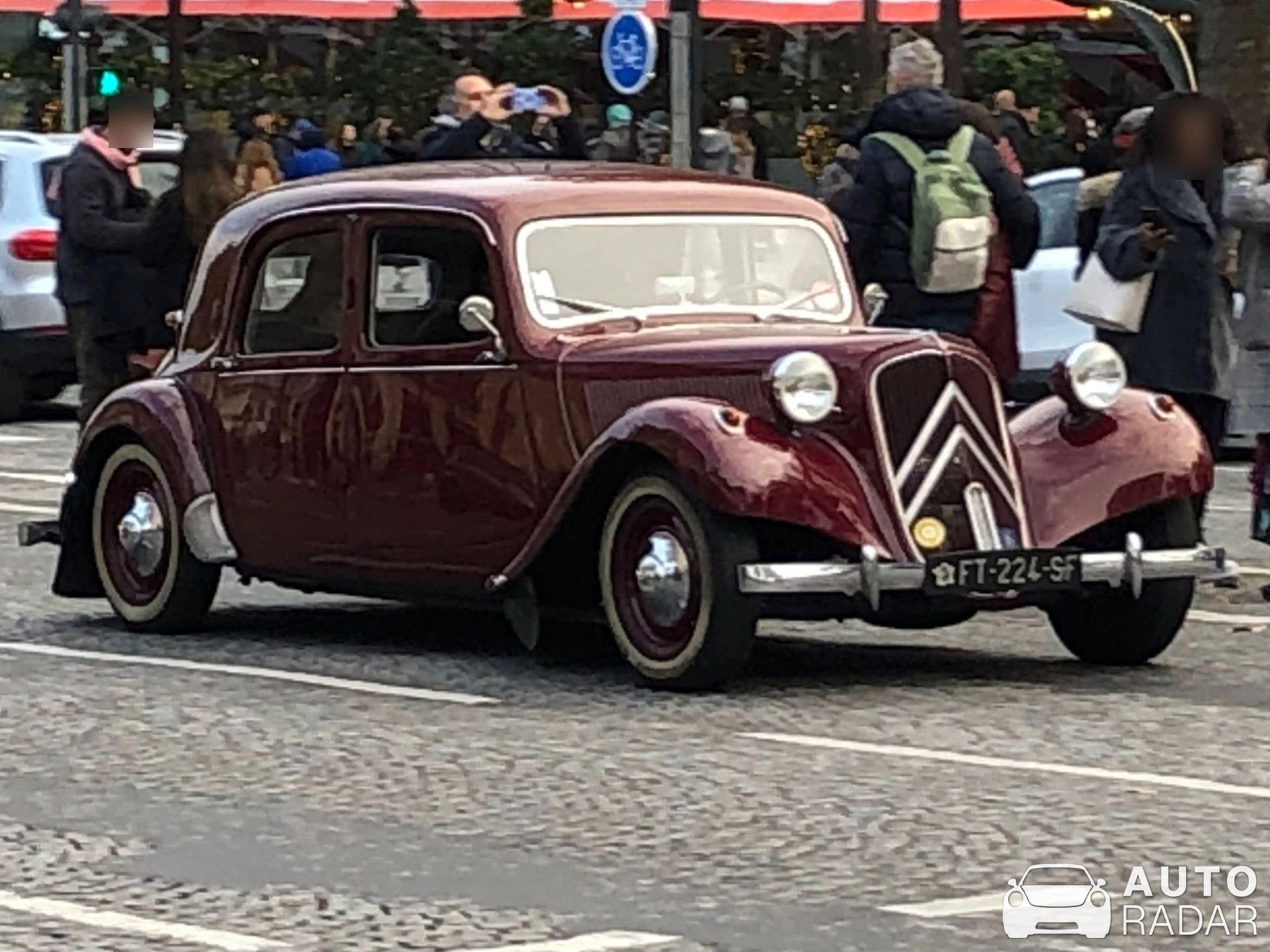 Citroën Traction Avant spotted in Paris, France