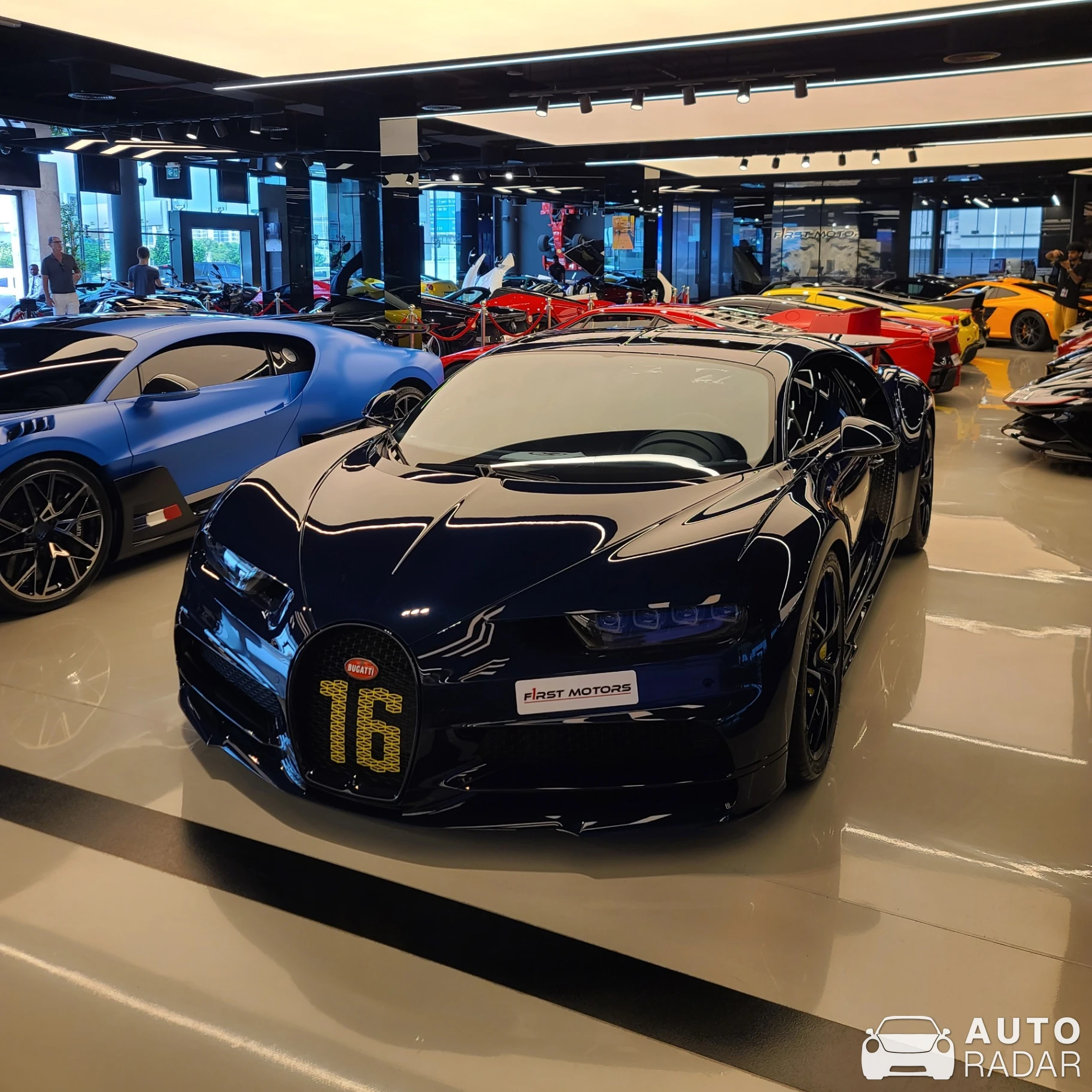 Bugatti Chiron Sport spotted in Dubai, United Arab Emirates