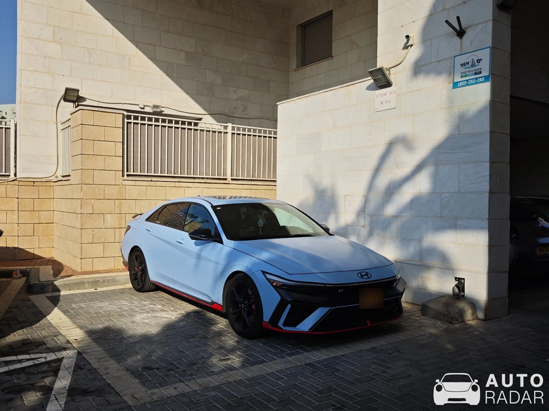 Hyundai Elantra N spotted in Ashkelon