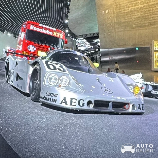 Sauber C9 spotted in Stuttgart