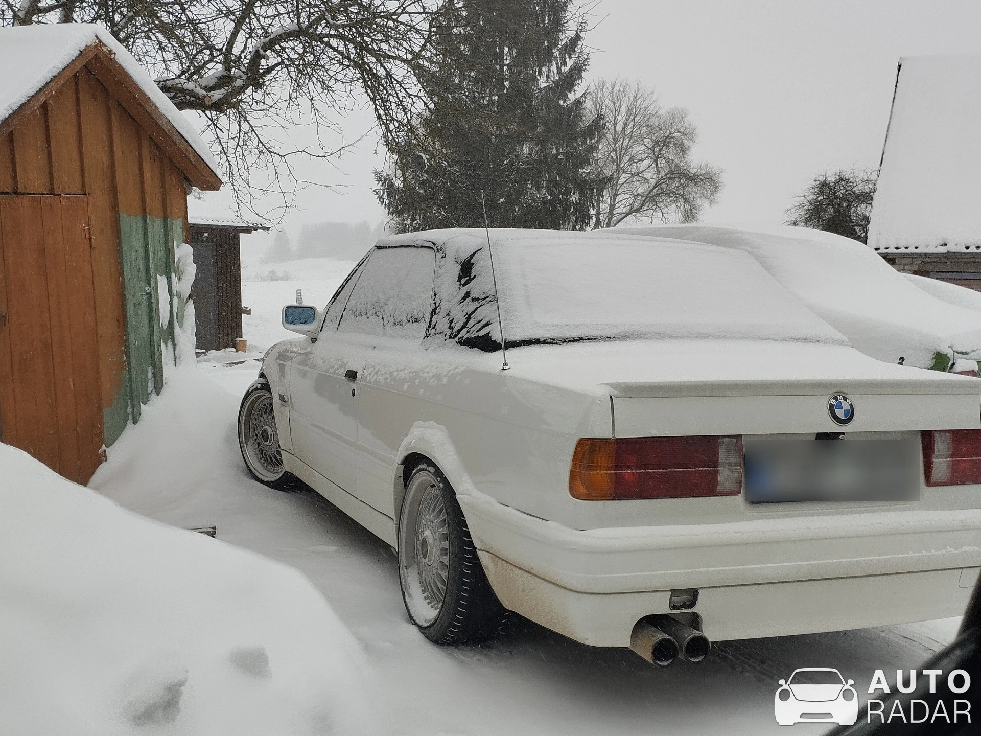 BMW M3 E30 Cabriolet spotted in Viešvėnai, Lithuania