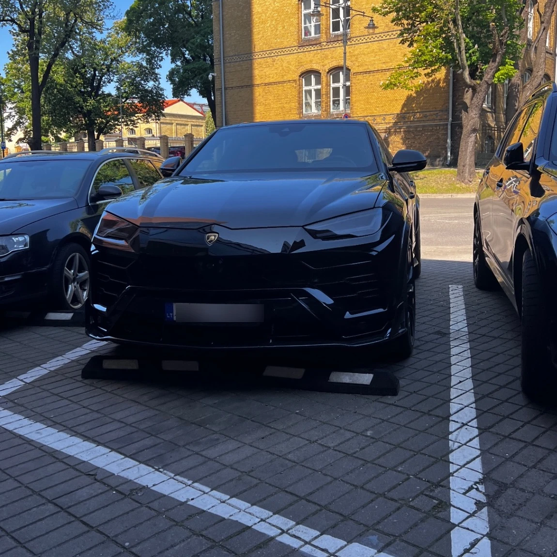 Lamborghini Urus spotted in Gargždai