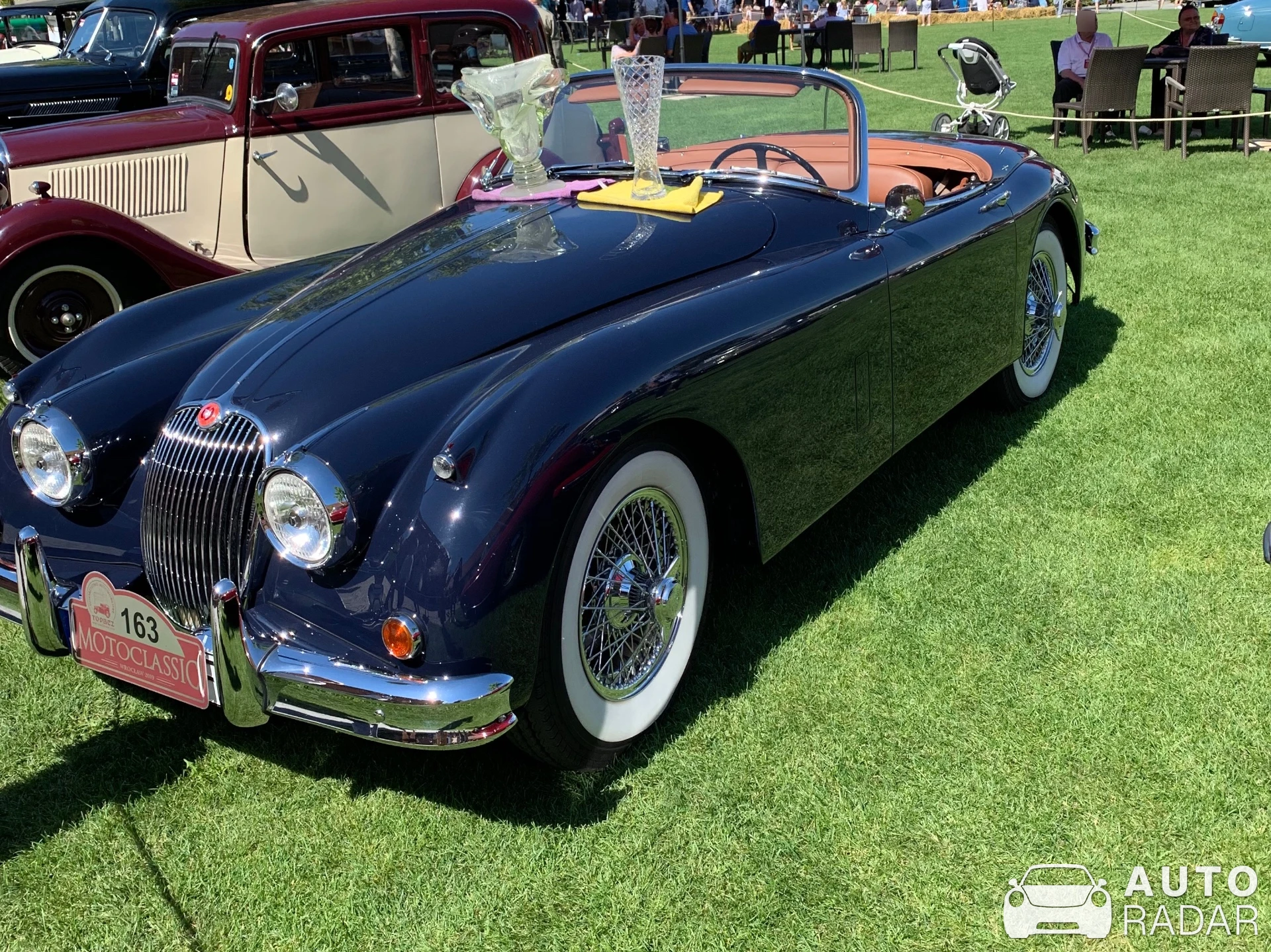 Jaguar XK150 spotted in Wrocław, Poland