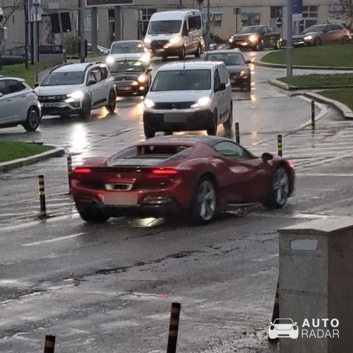 Ferrari 296 GTS spotted in Porto, Portugal