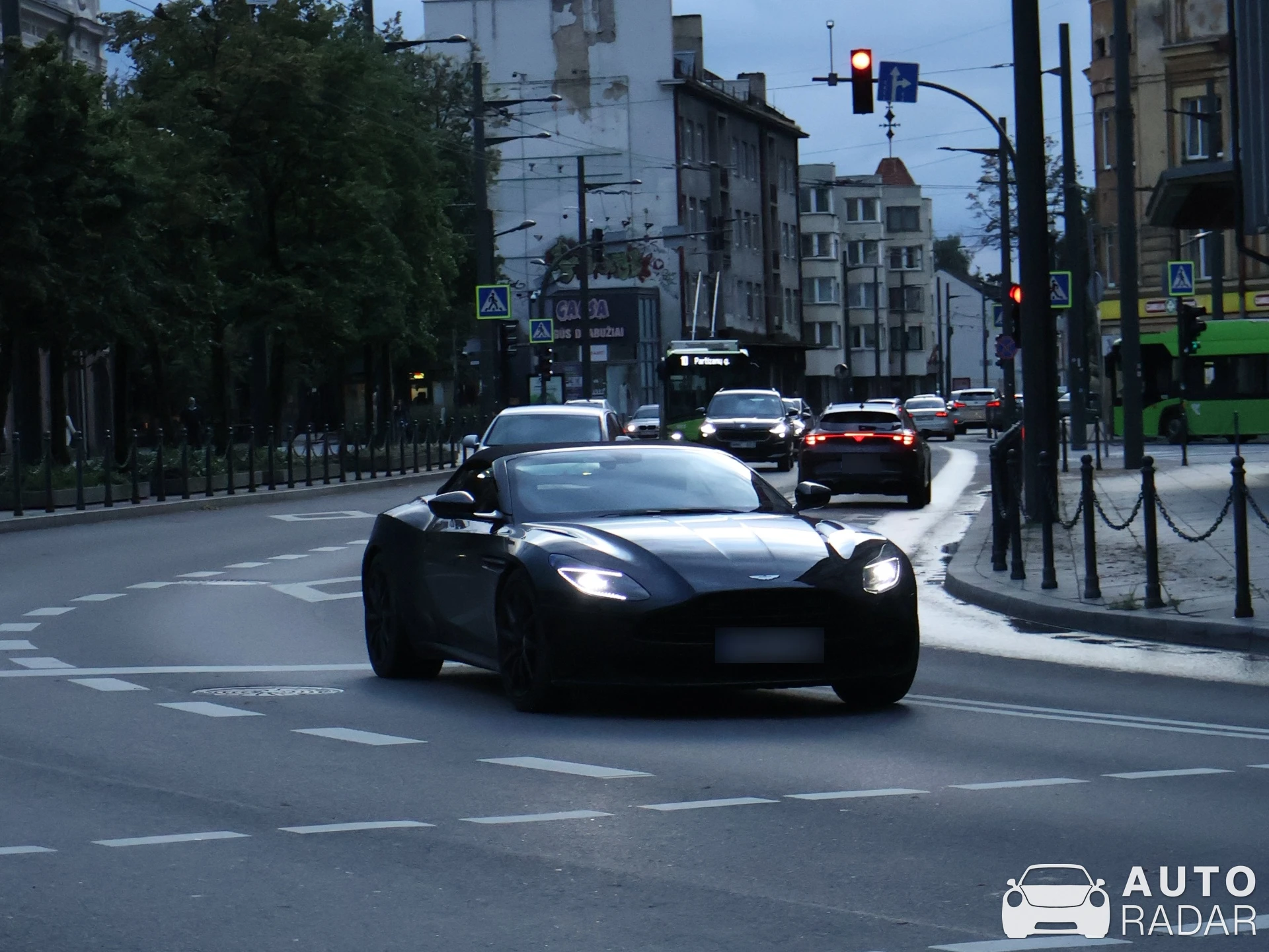 Aston Martin DB11 V8 Volante spotted in Kaunas