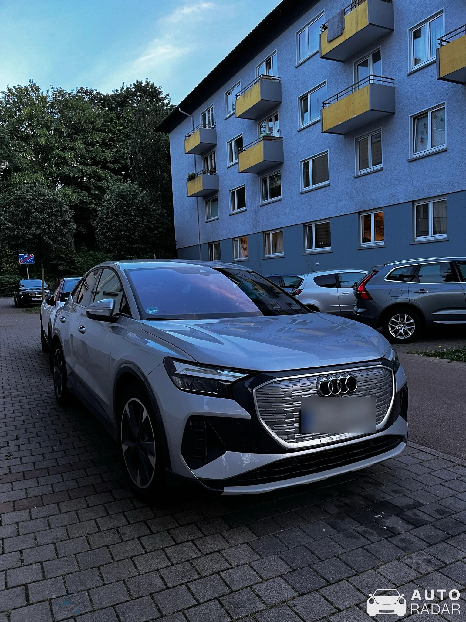 Audi Q4 spotted in Pforzheim