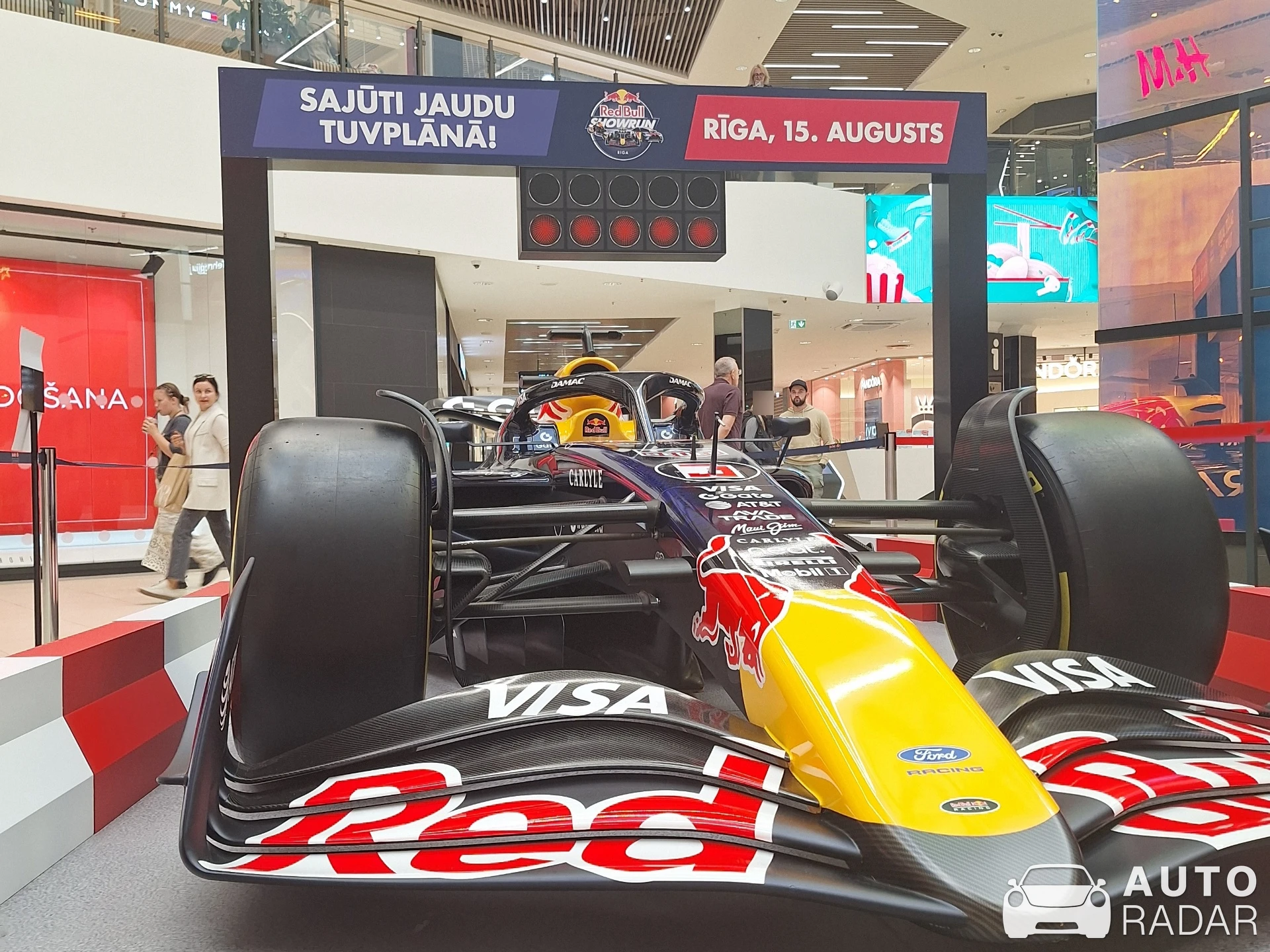 Red Bull Racing RB19 spotted in Riga