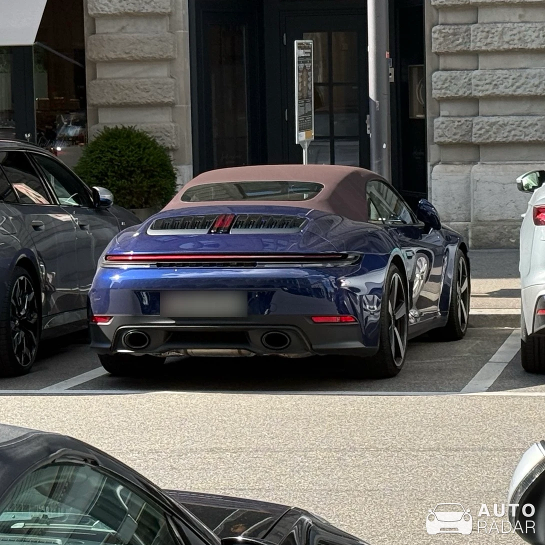 Porsche 992 Carrera 4S Cabriolet MkII spotted in Zürich