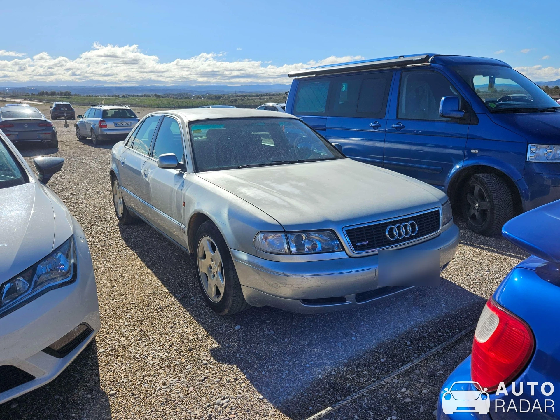 Audi A8 spotted in Alcañiz