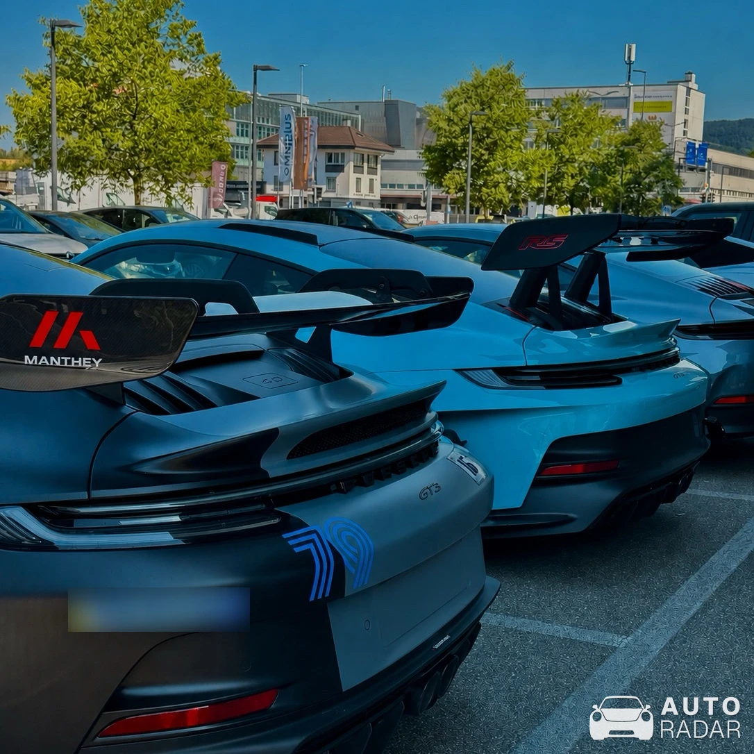 Porsche 992 GT3 RS MkI spotted in Killwangen