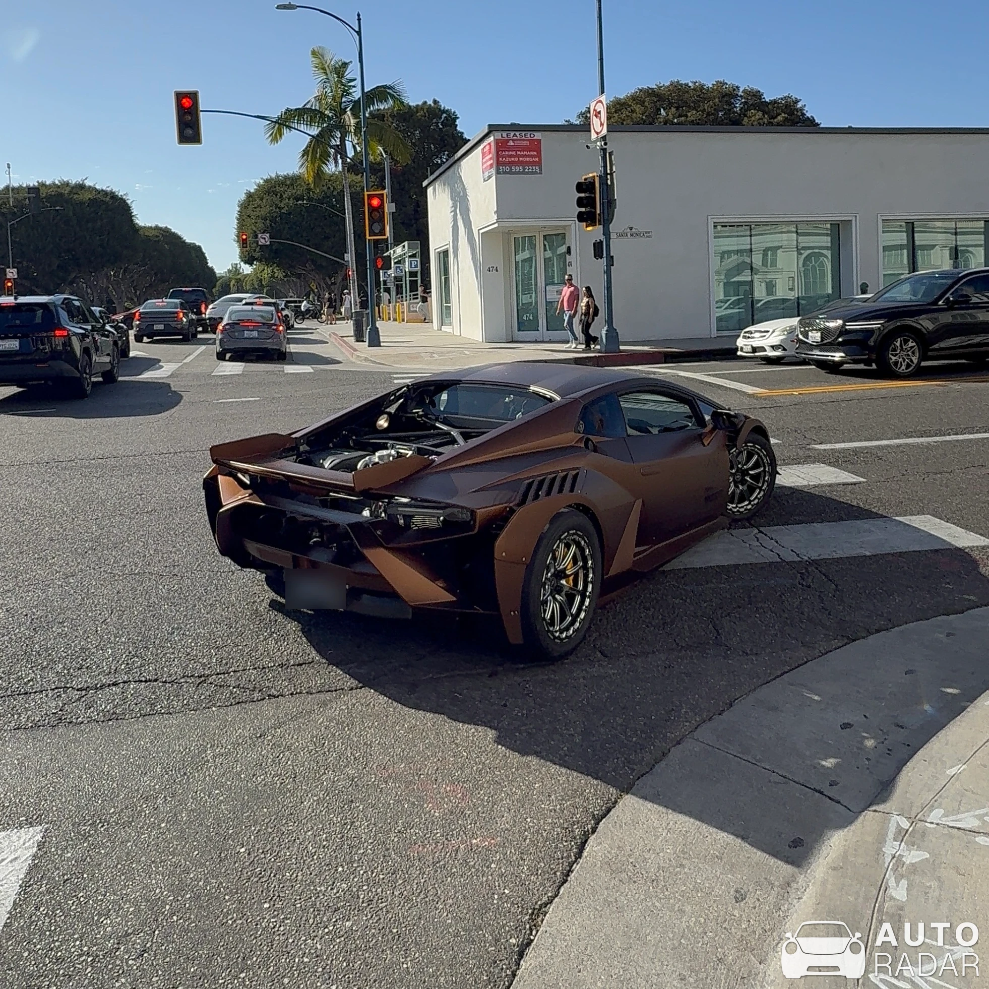 Lamborghini Huracán Super Trofeo EVO2 spotted in Beverly Hills