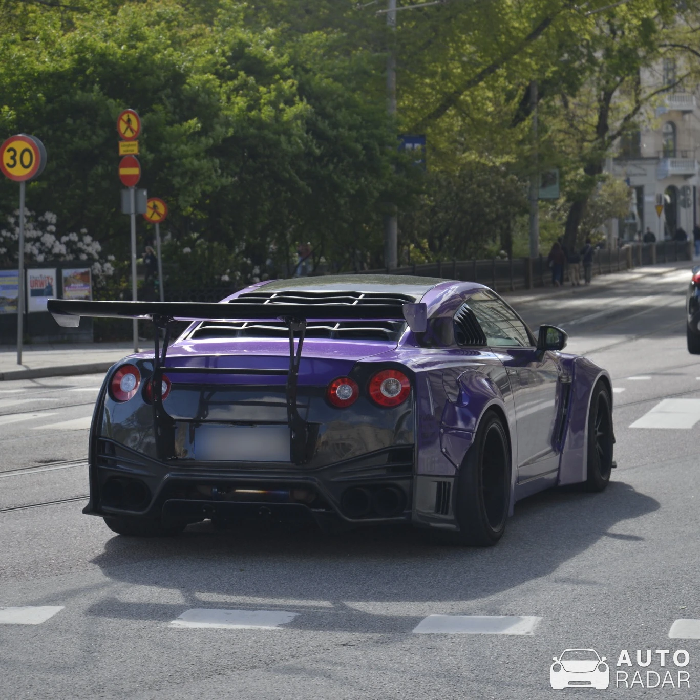 Nissan GT-R R35 Liberty Walk Widebody spotted in Stockholm
